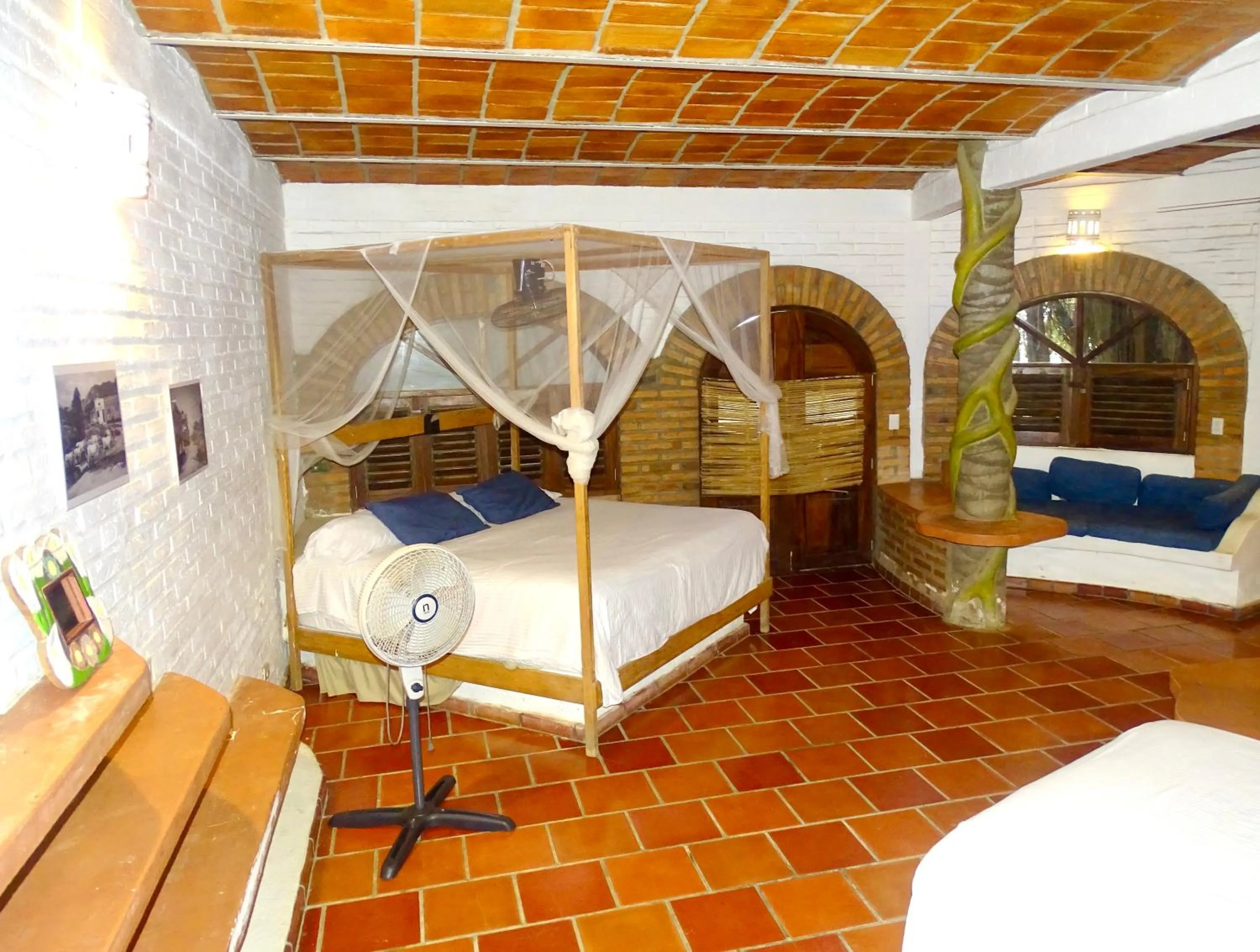 Bed in Sayulita Beach House Hotel