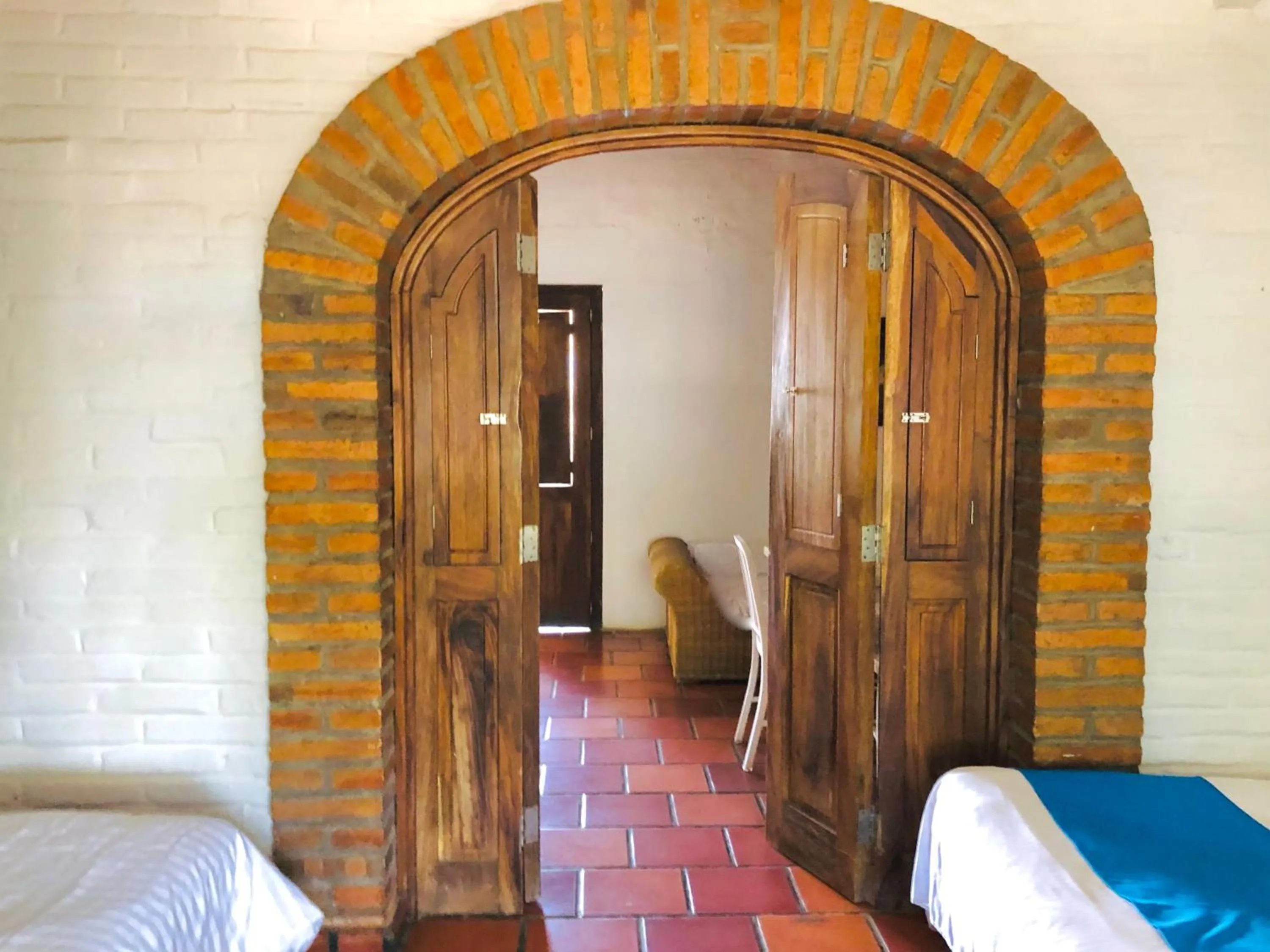 Bed in Sayulita Beach House Hotel