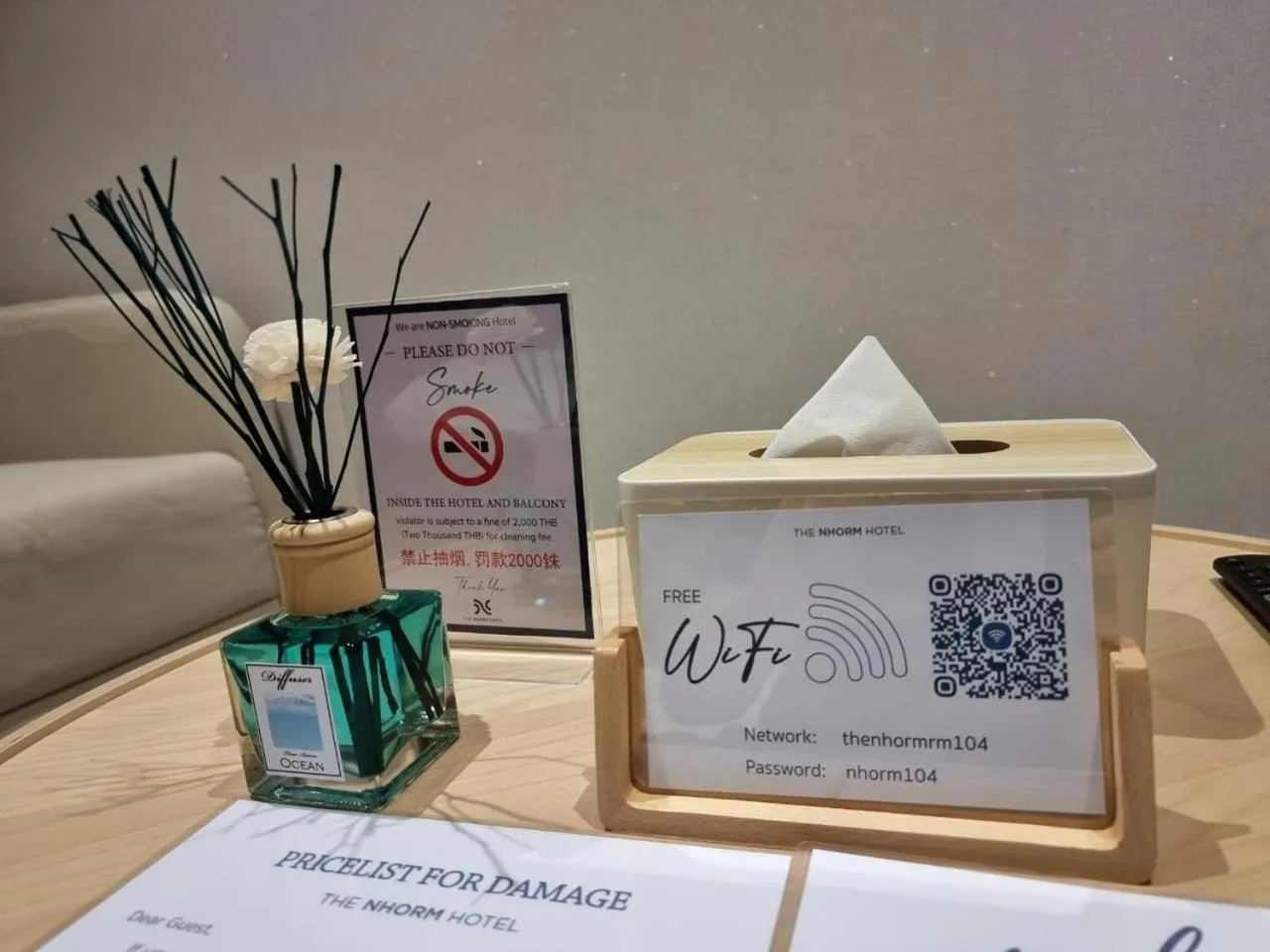 Photo of the whole room in The Nhorm Hotel Ratchada