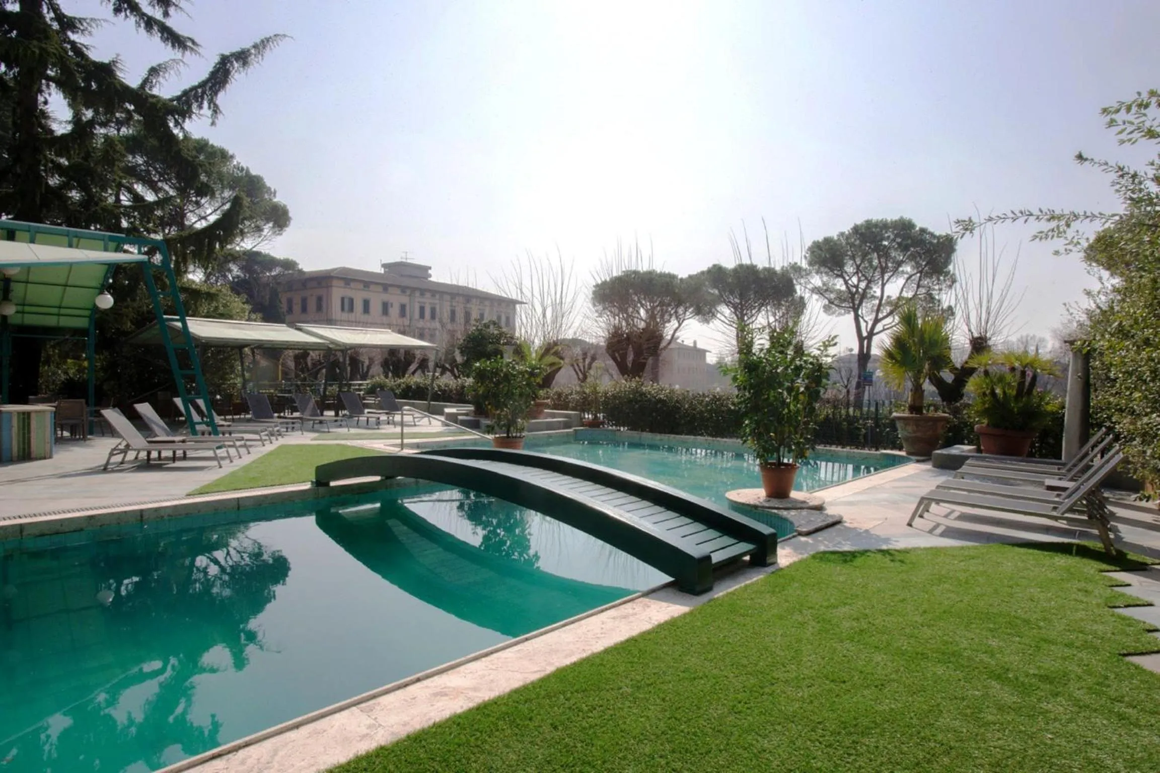 Pool view in Grand Hotel Panoramic