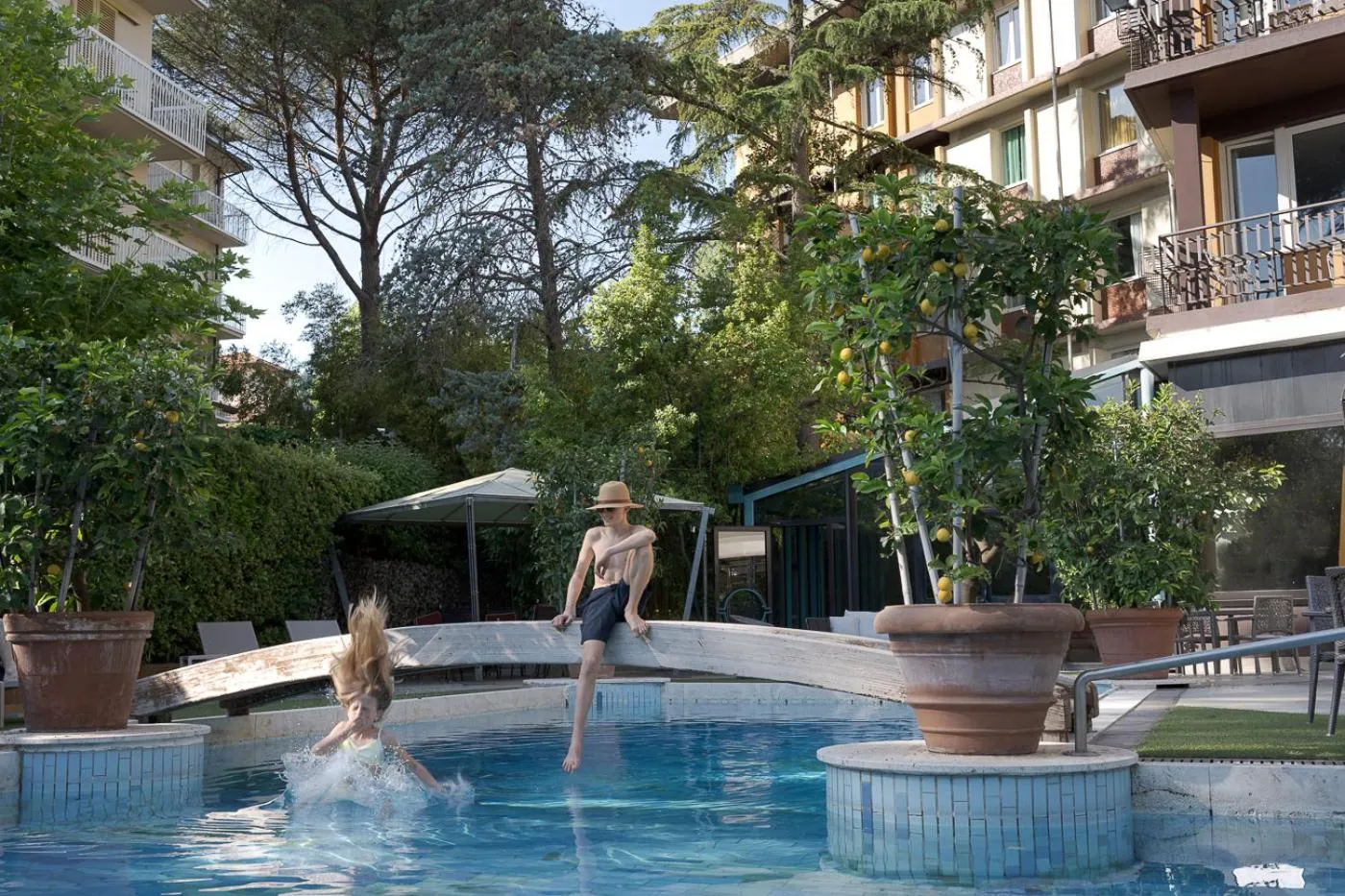 Swimming pool in Grand Hotel Panoramic