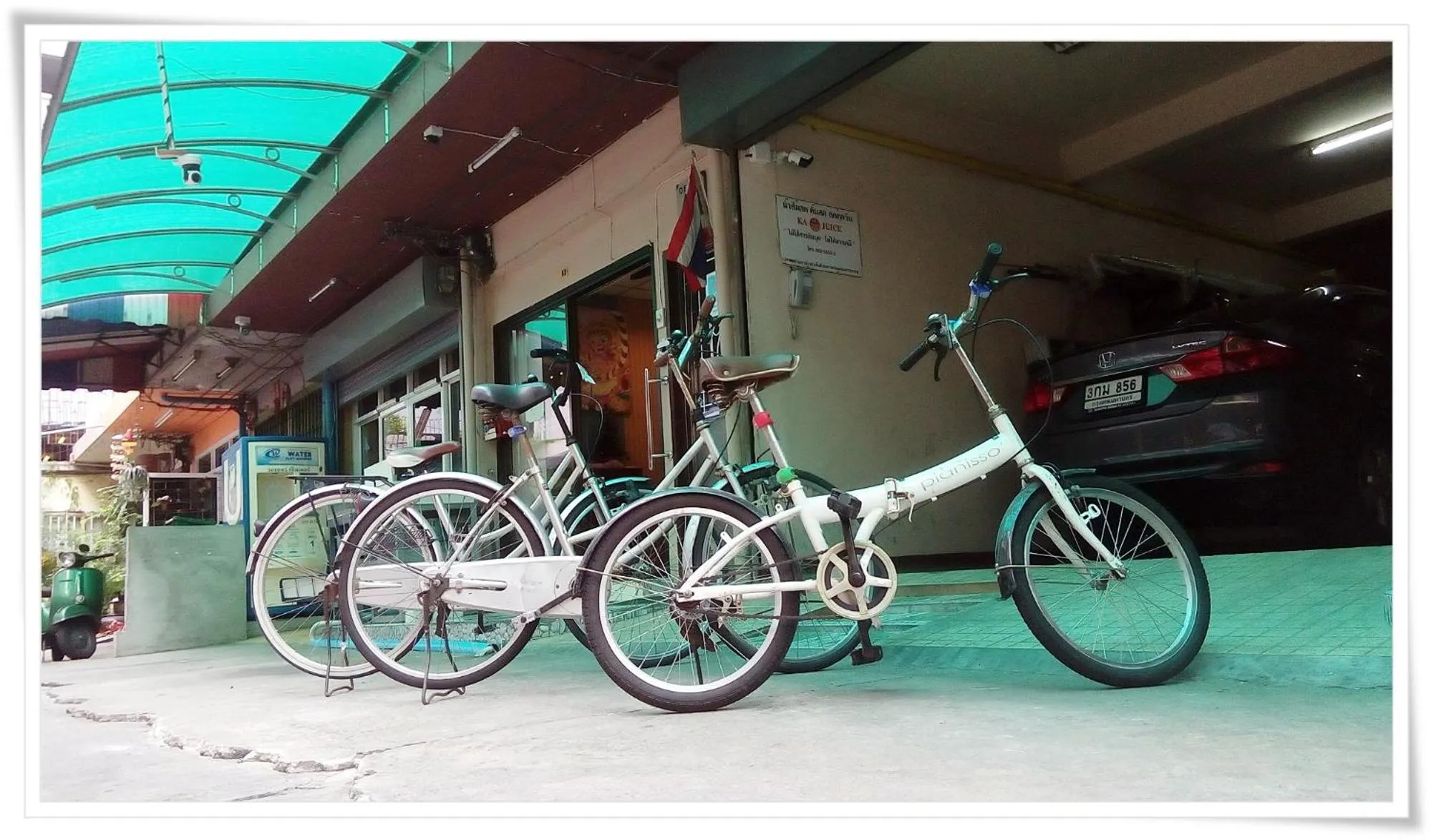 Cycling in Decordo Hostel