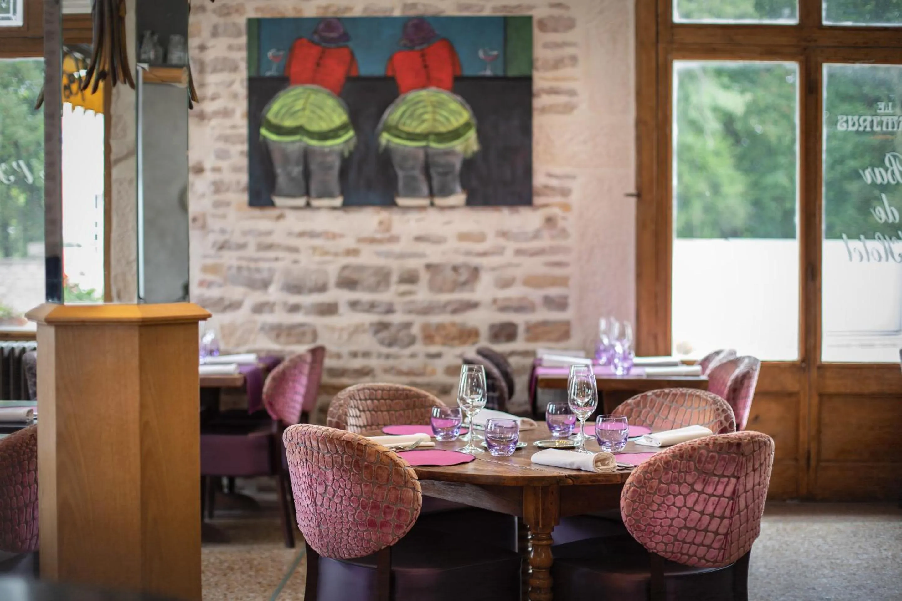 Dining area in Le Terminus