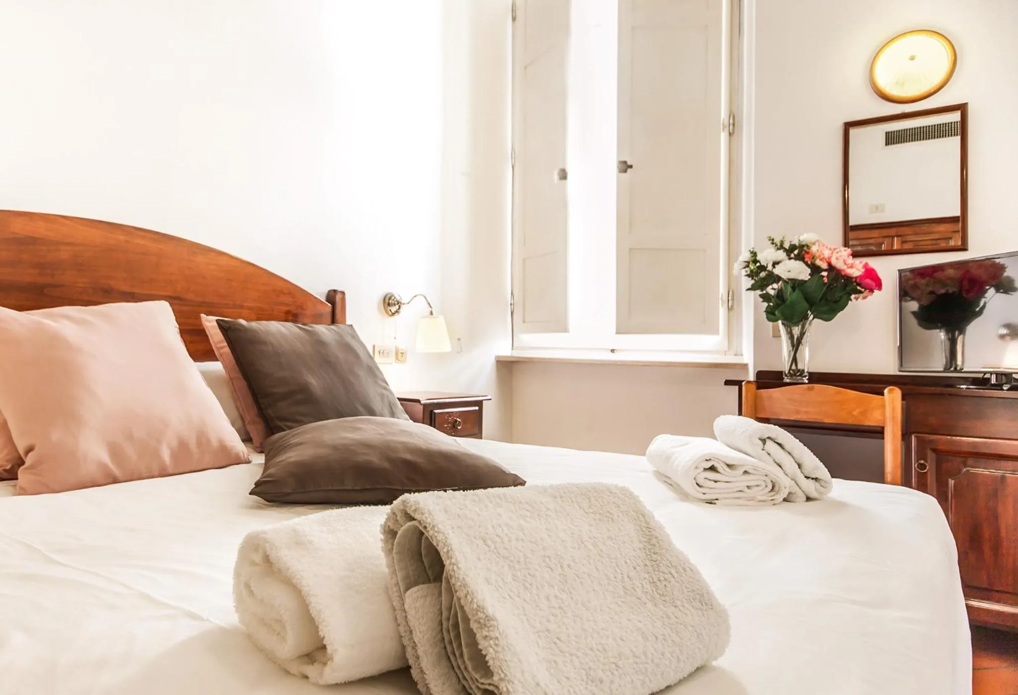 Bedroom, Bed in Hotel Costantini