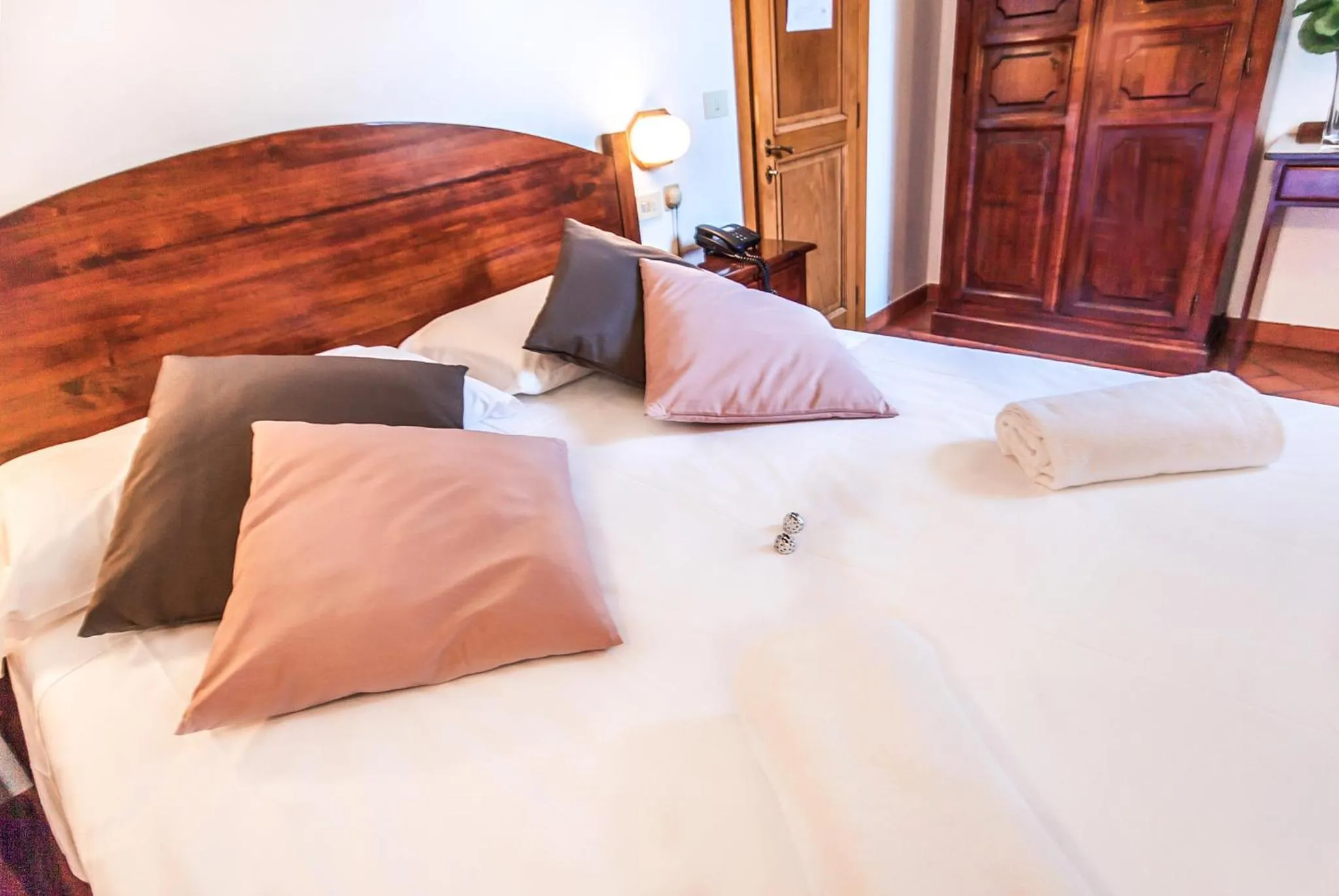 Bed in Hotel Costantini