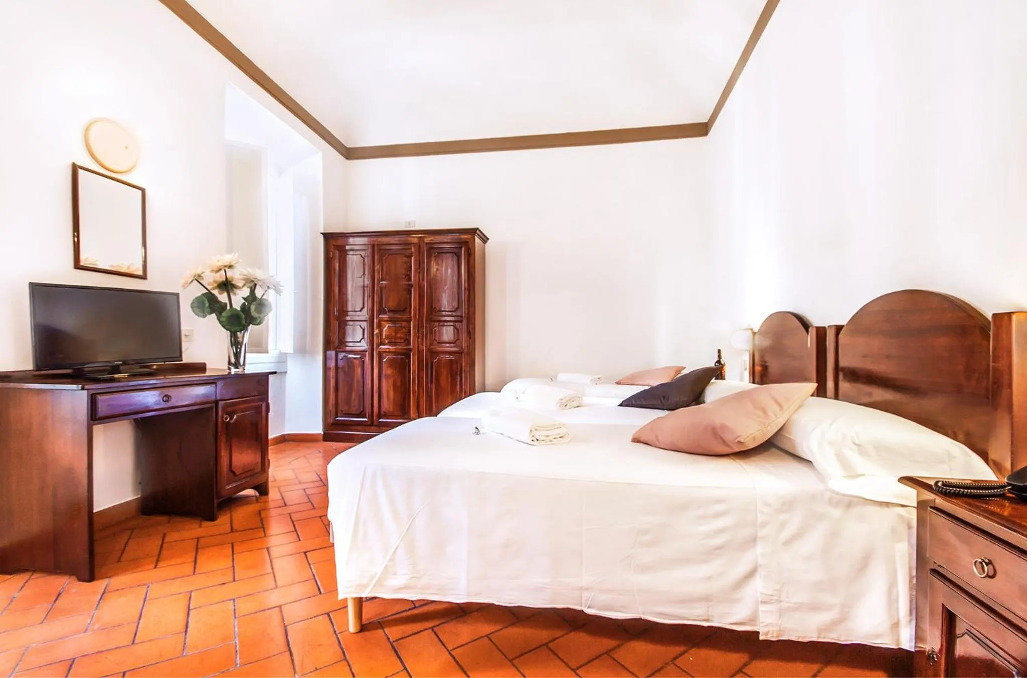 Bed in Hotel Costantini