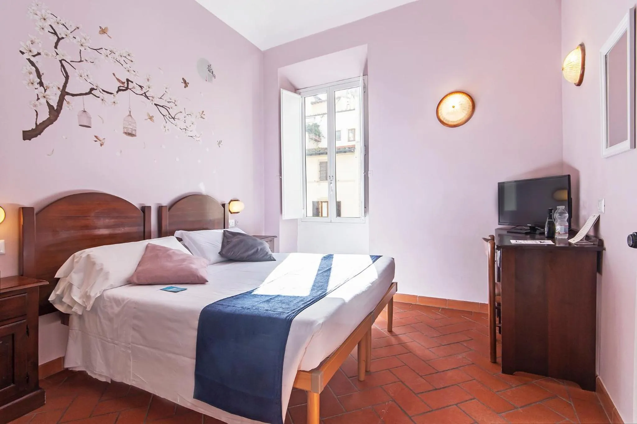 Bed in Hotel Costantini