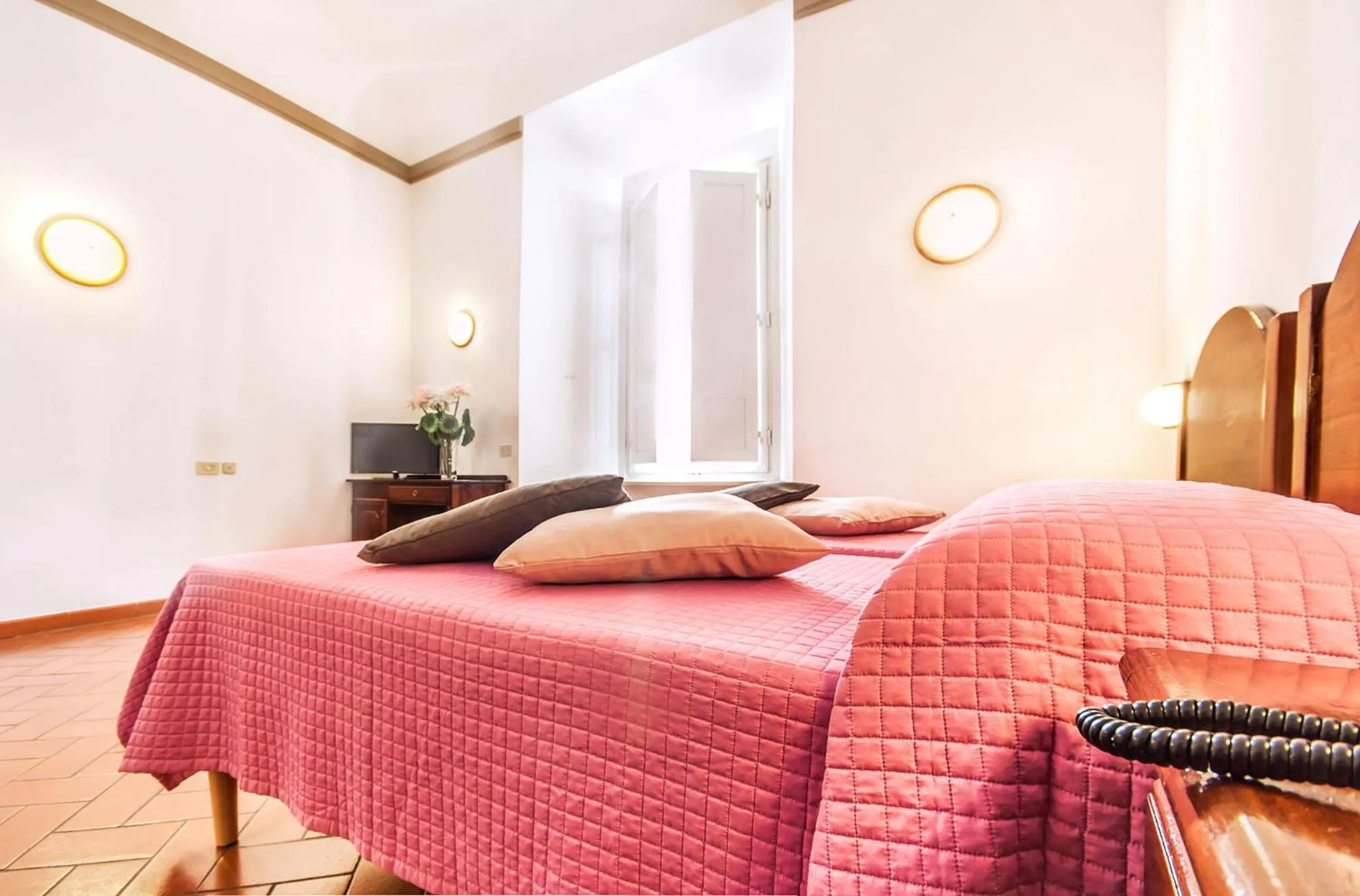 Bed in Hotel Costantini