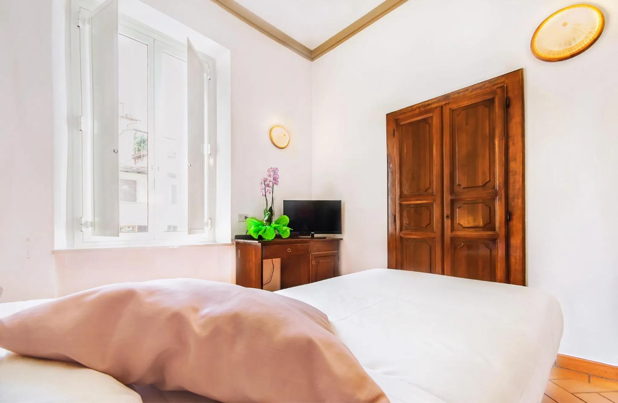 Bed in Hotel Costantini