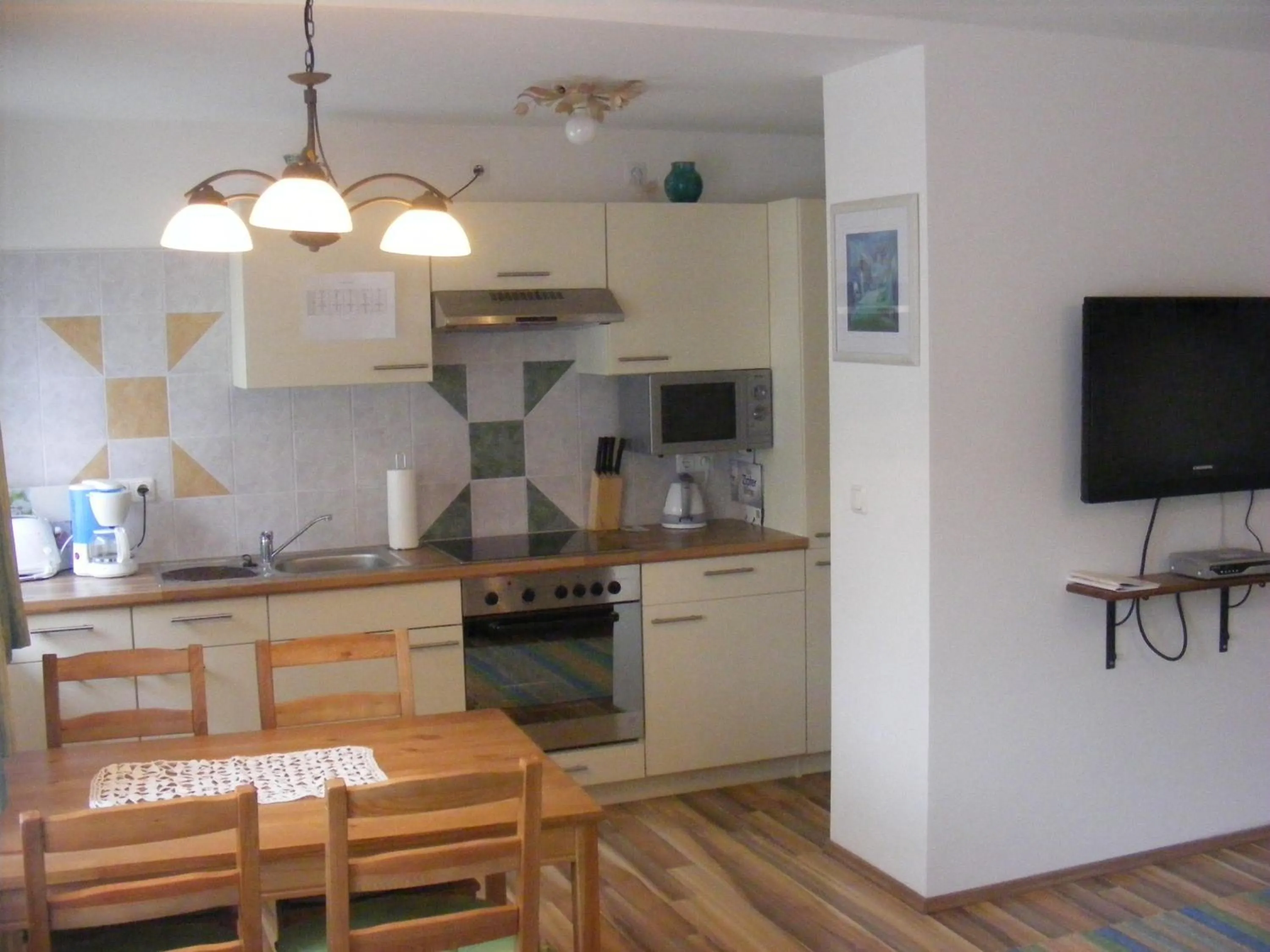 Dining area in Ferienwohnung Sailer