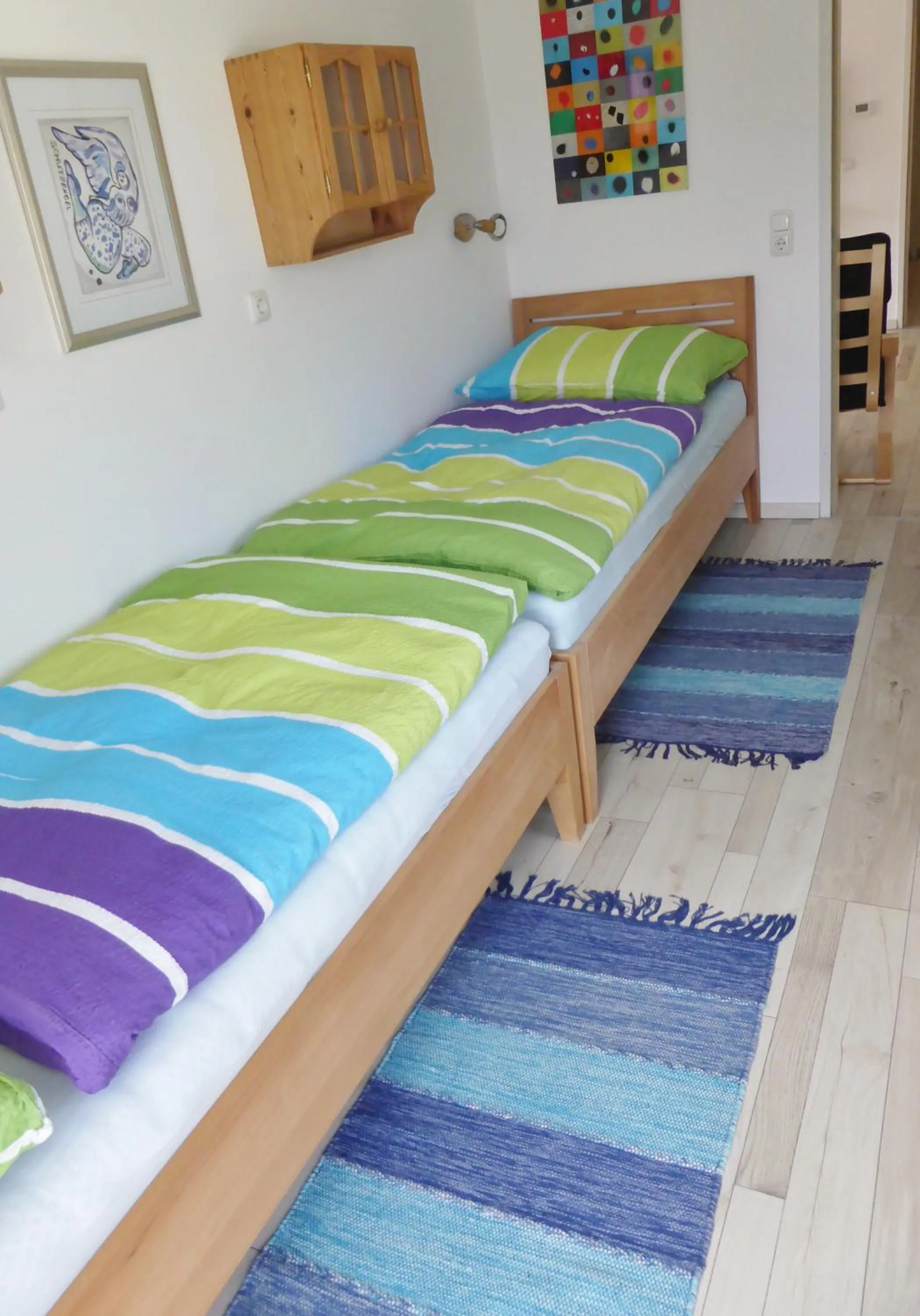 Bed in Ferienwohnung Sailer