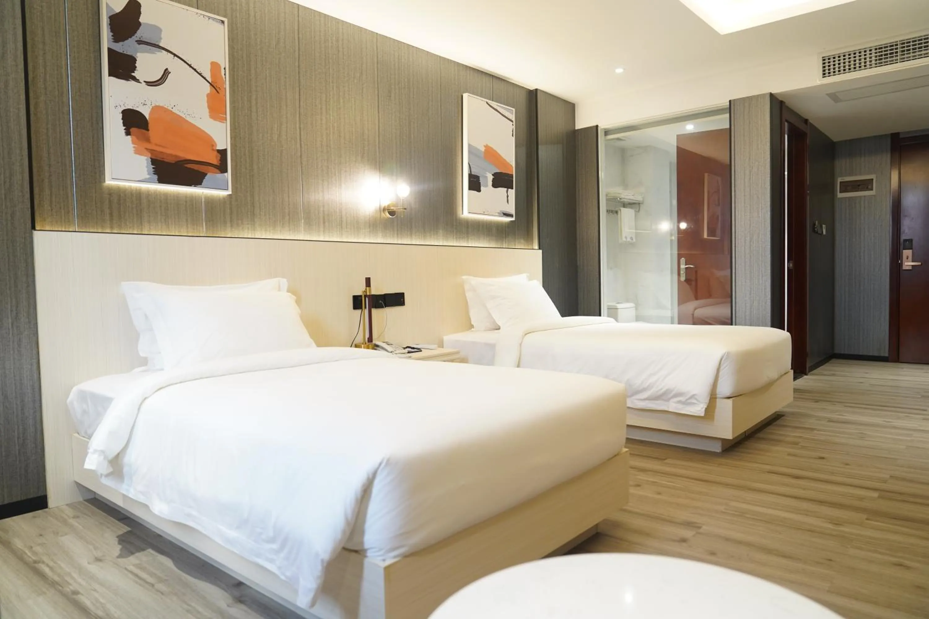 Photo of the whole room, Bed in Joy Hotel