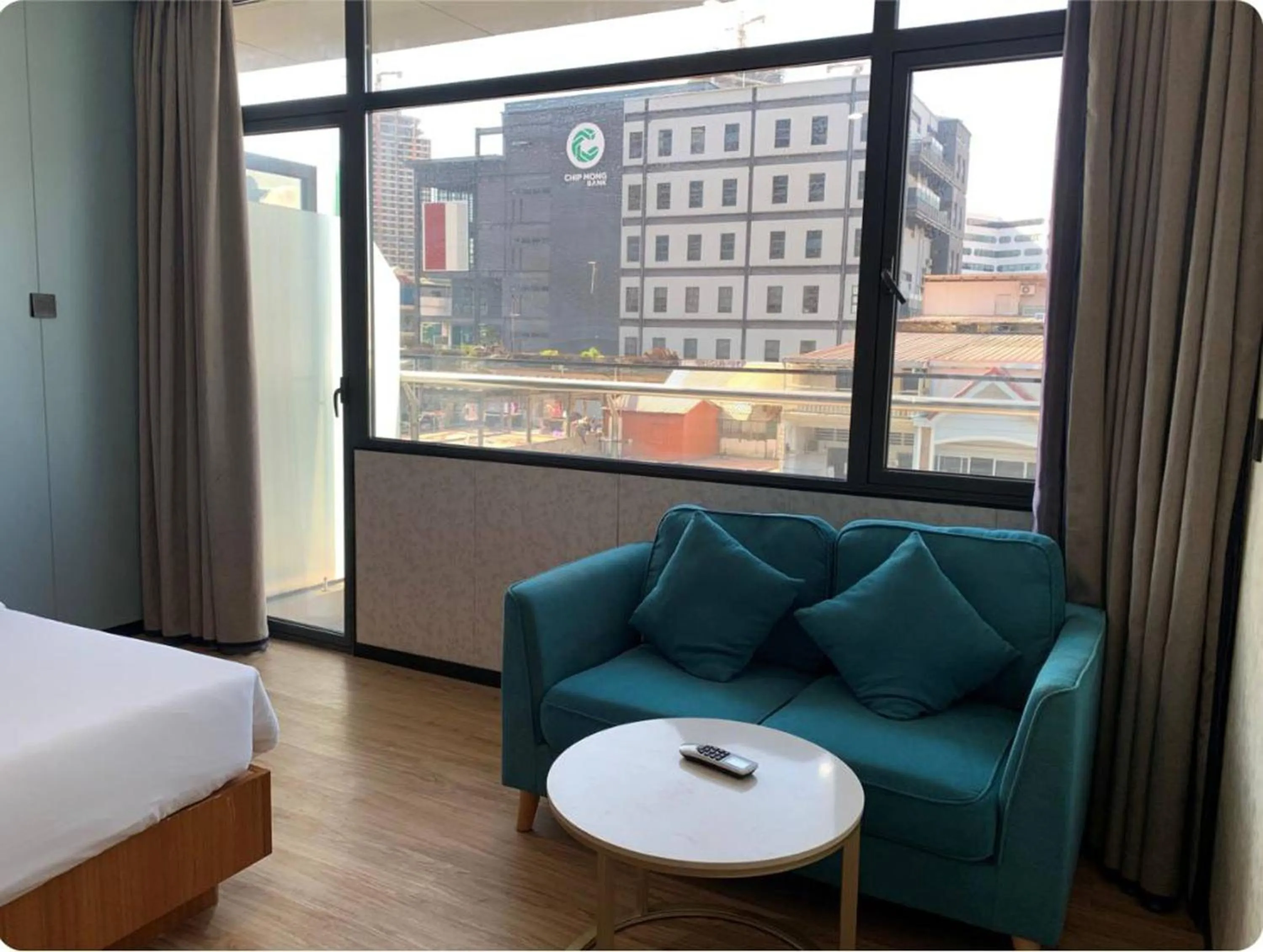 View (from property/room), Bed in Joy Hotel