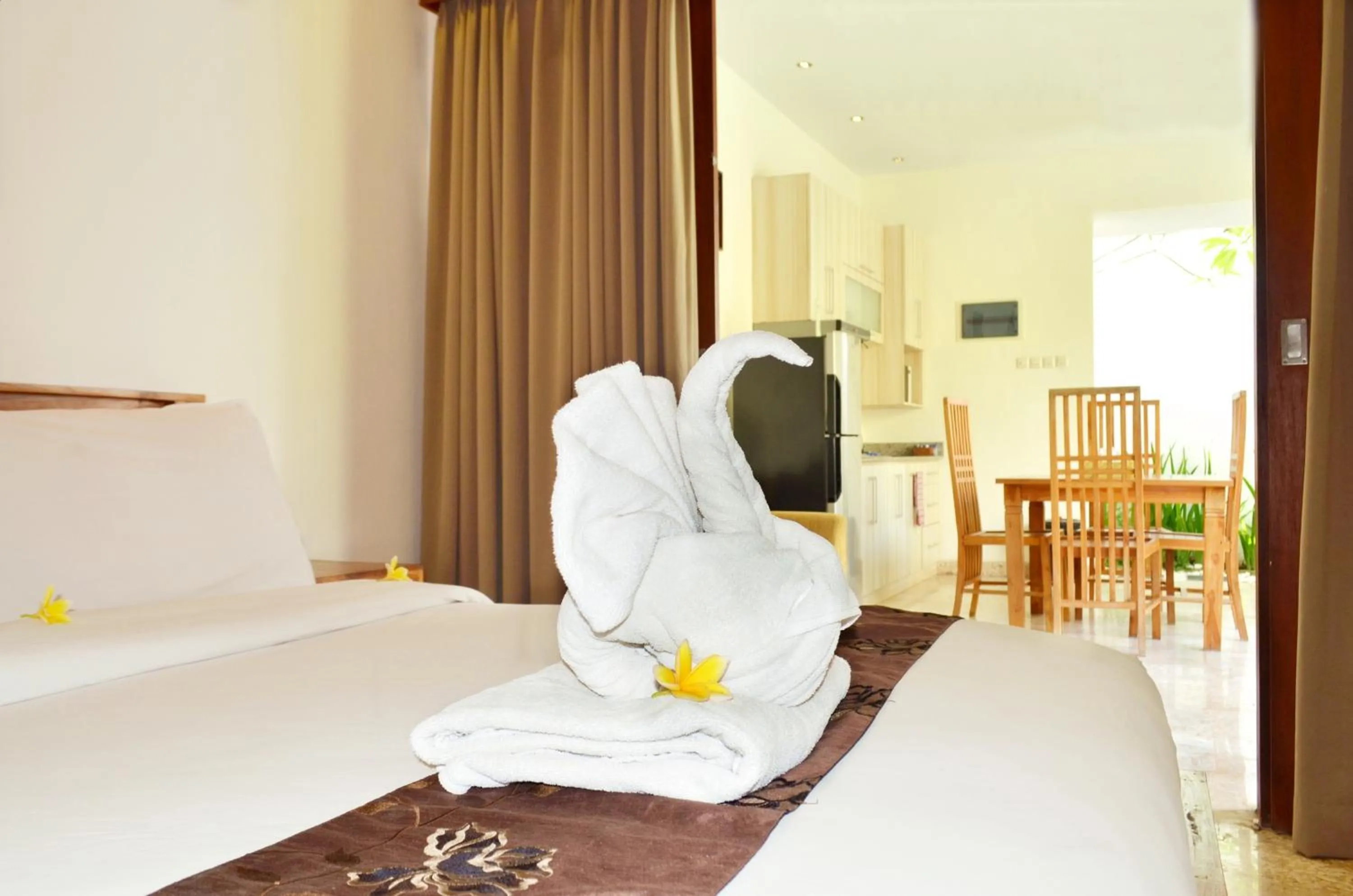 Coffee/tea facilities, Bed in Jas Green Villas and Spa