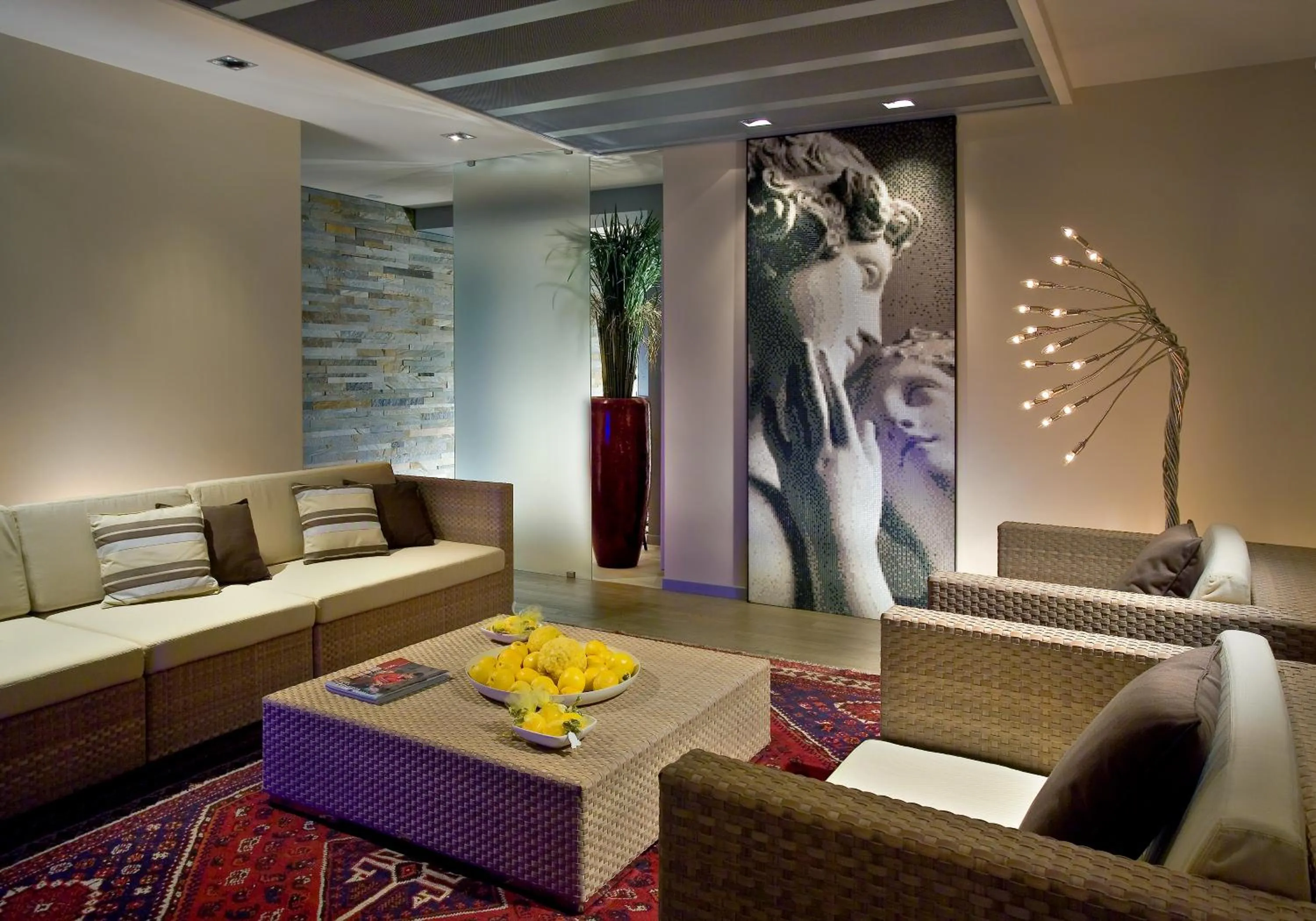 Living room in Hotel Bristol Buja