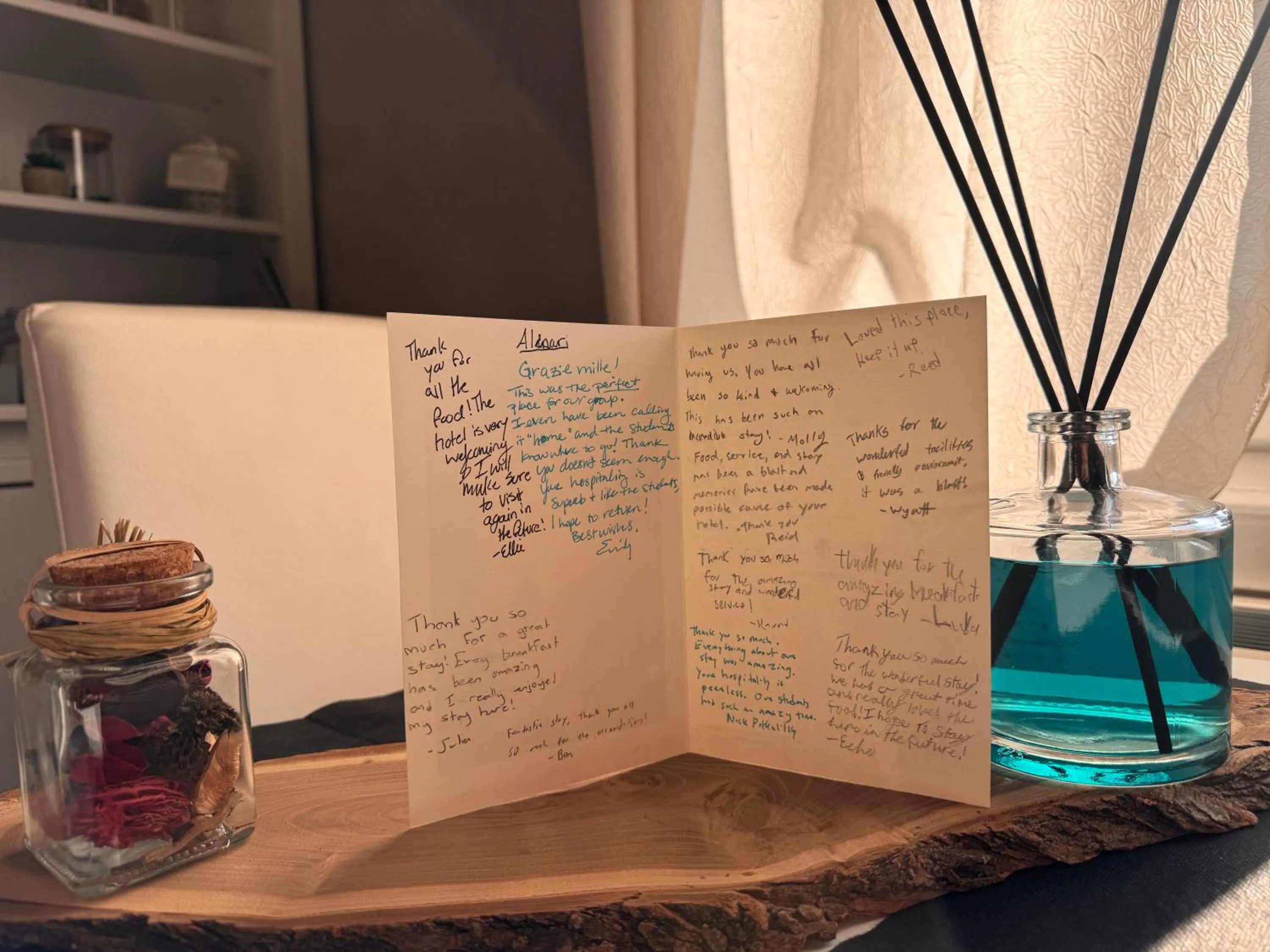 Decorative detail in Hotel Alinari