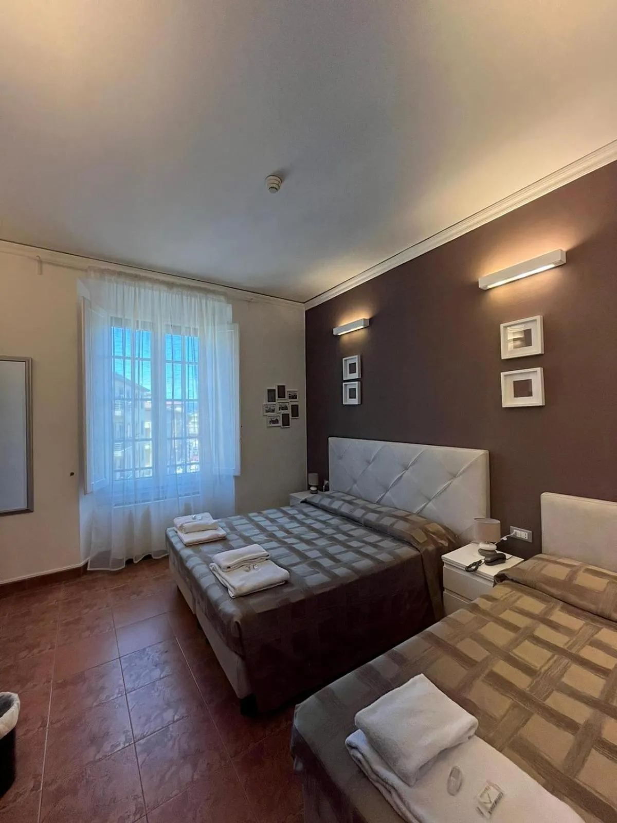 Bed in Hotel Alinari