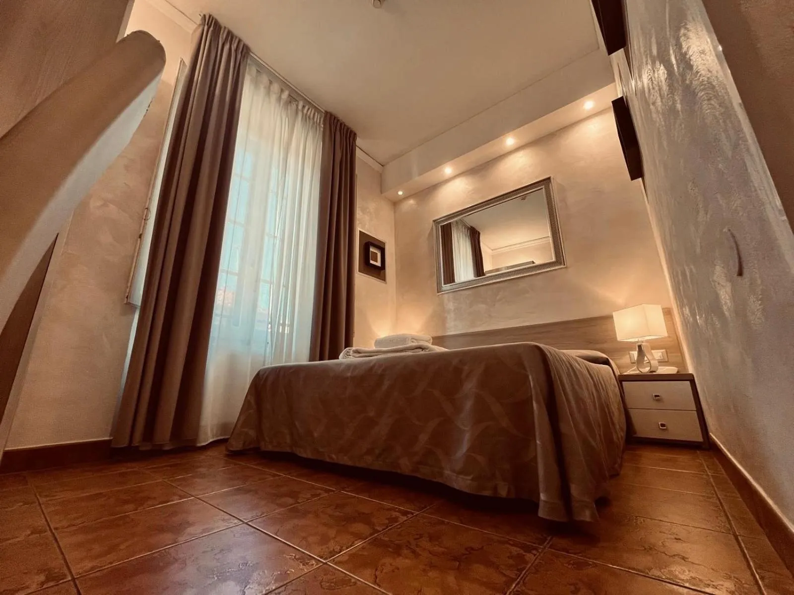 Bed in Hotel Alinari