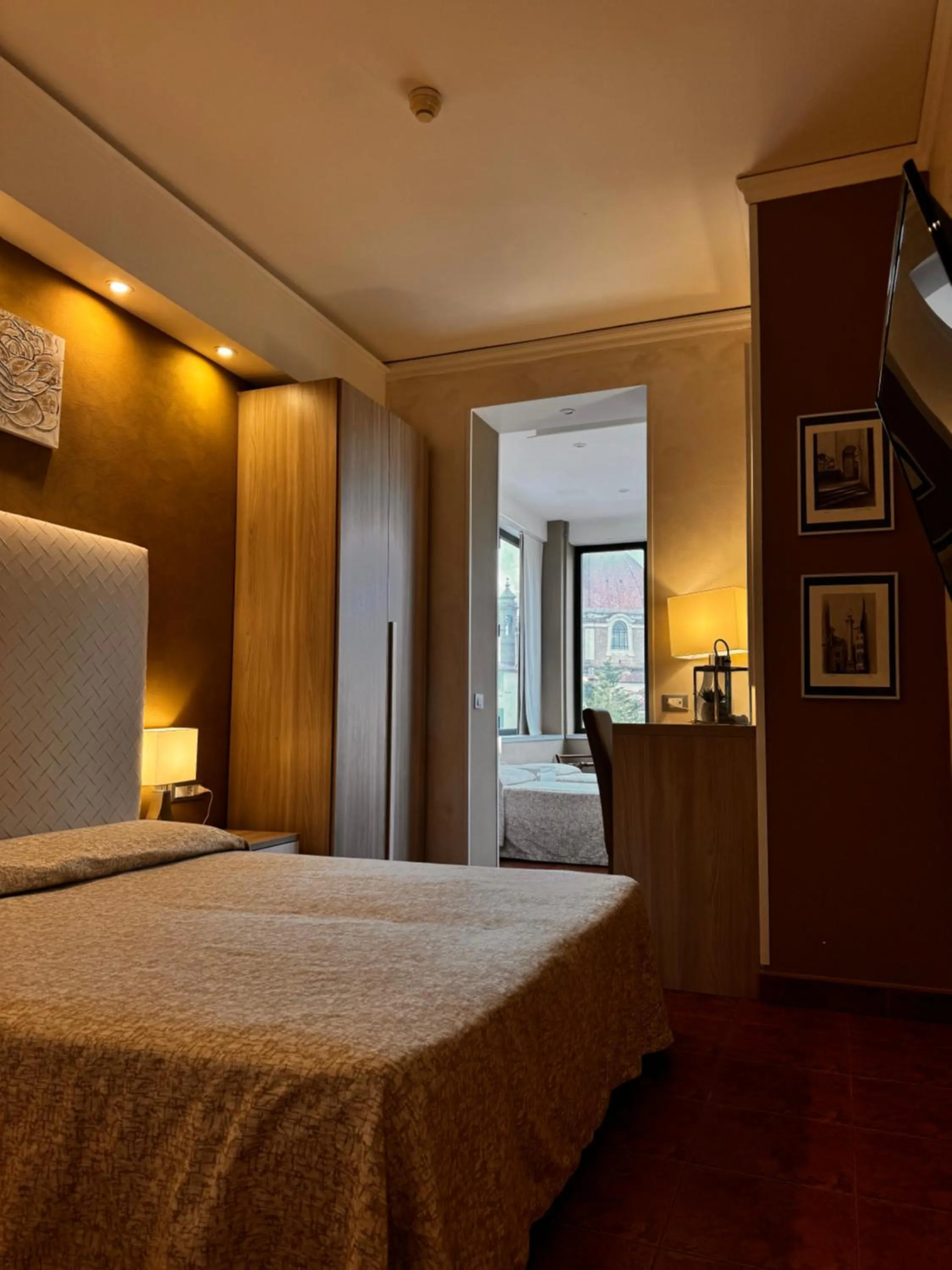 Bed in Hotel Alinari