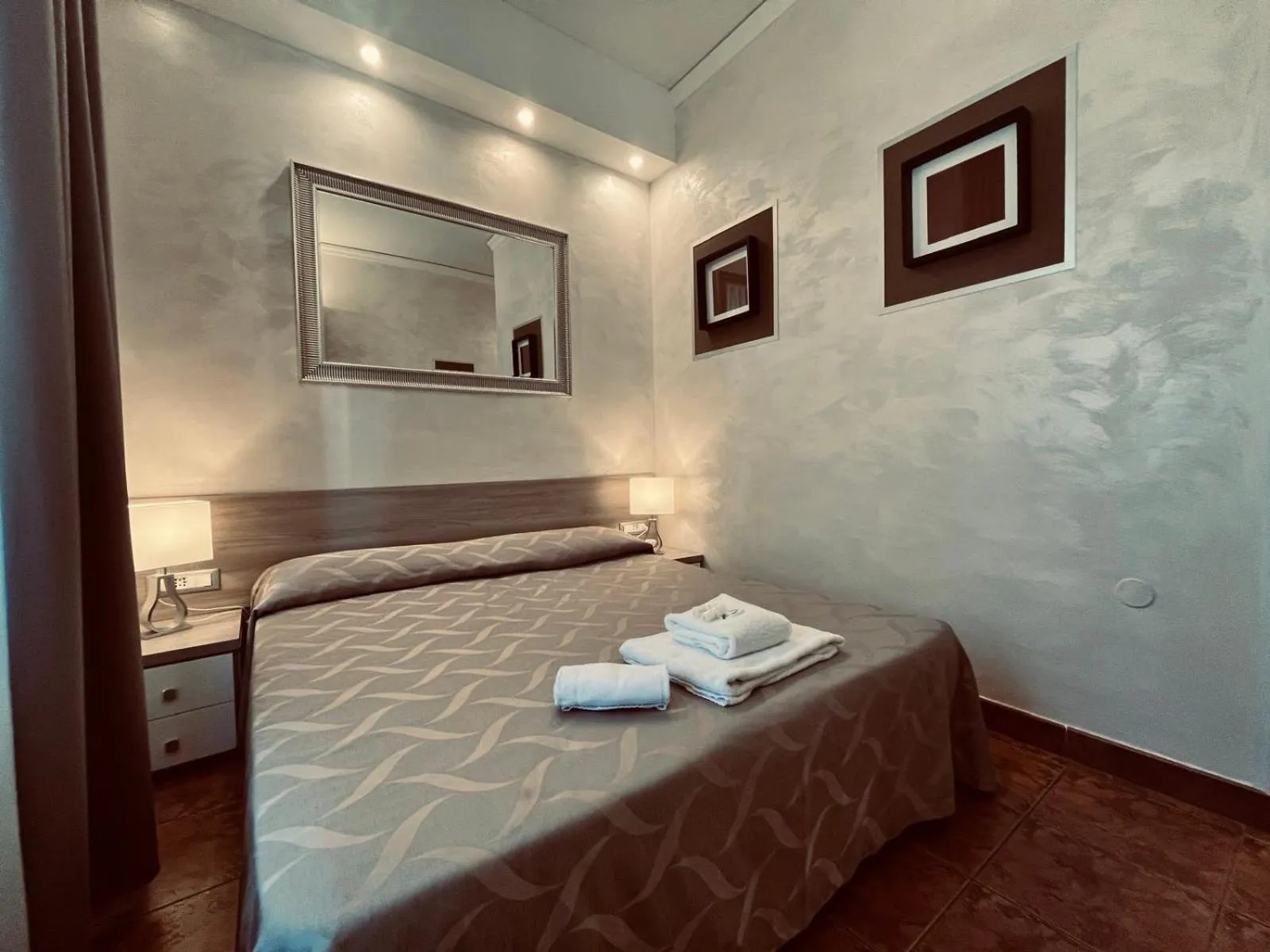 Bed in Hotel Alinari