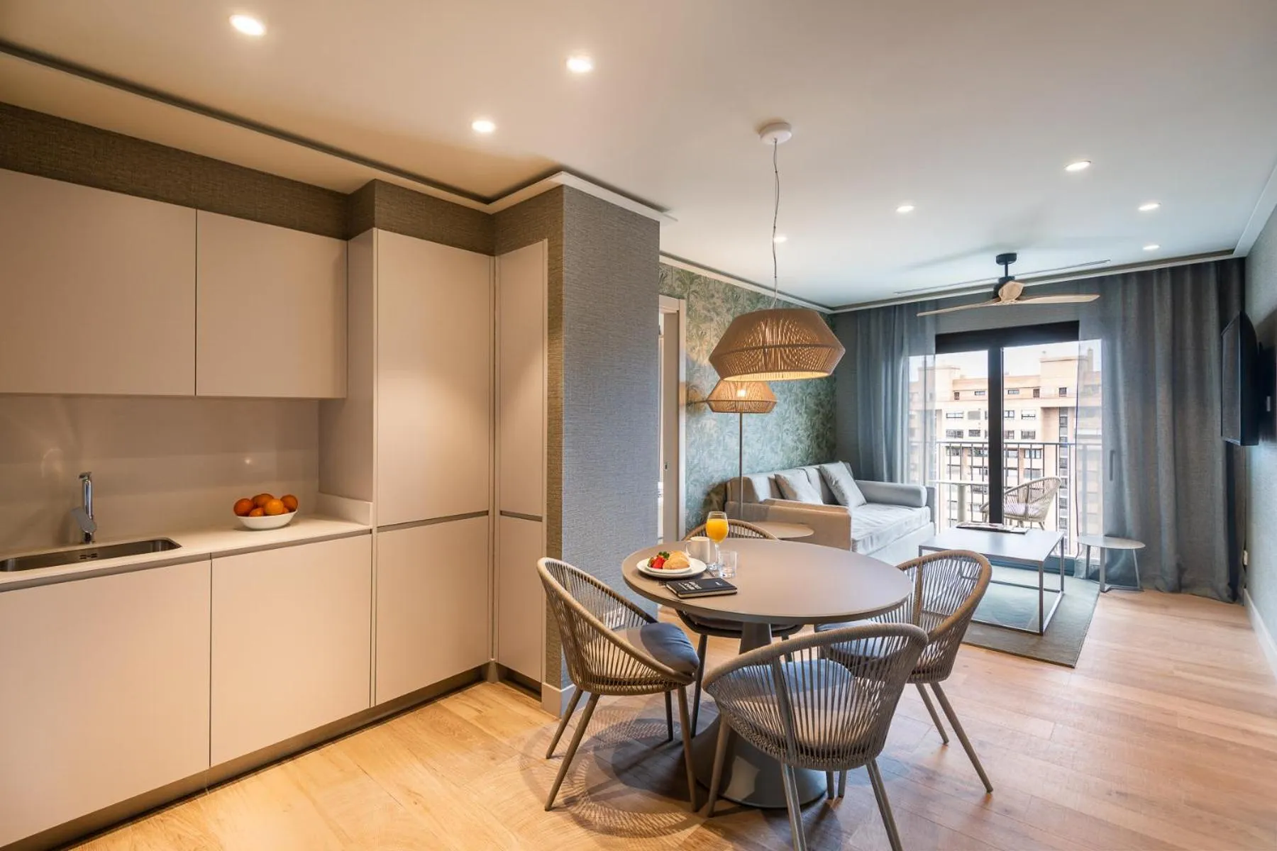 Living room in Apartamentos Core Suites Valencia
