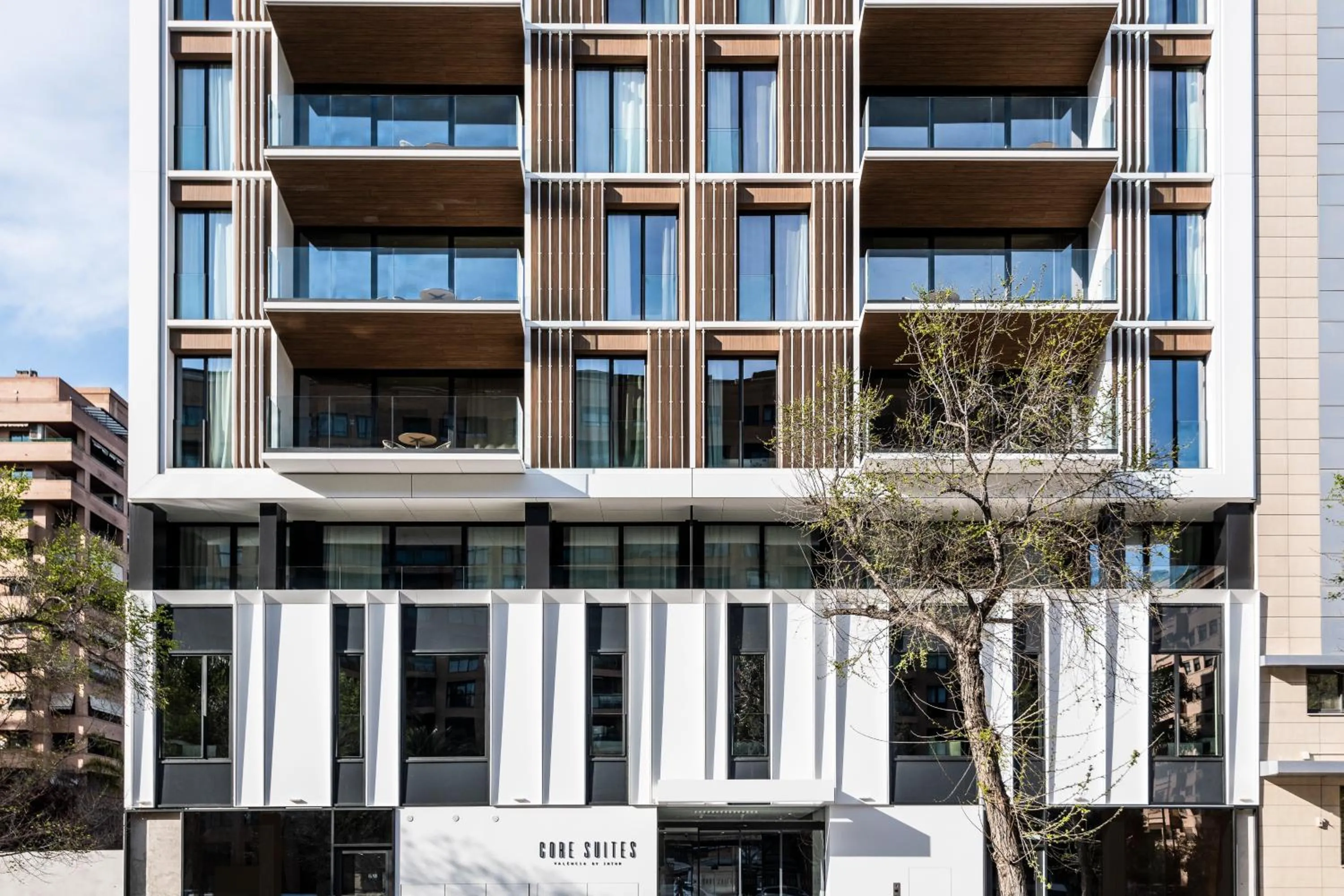 Facade/entrance in Apartamentos Core Suites Valencia