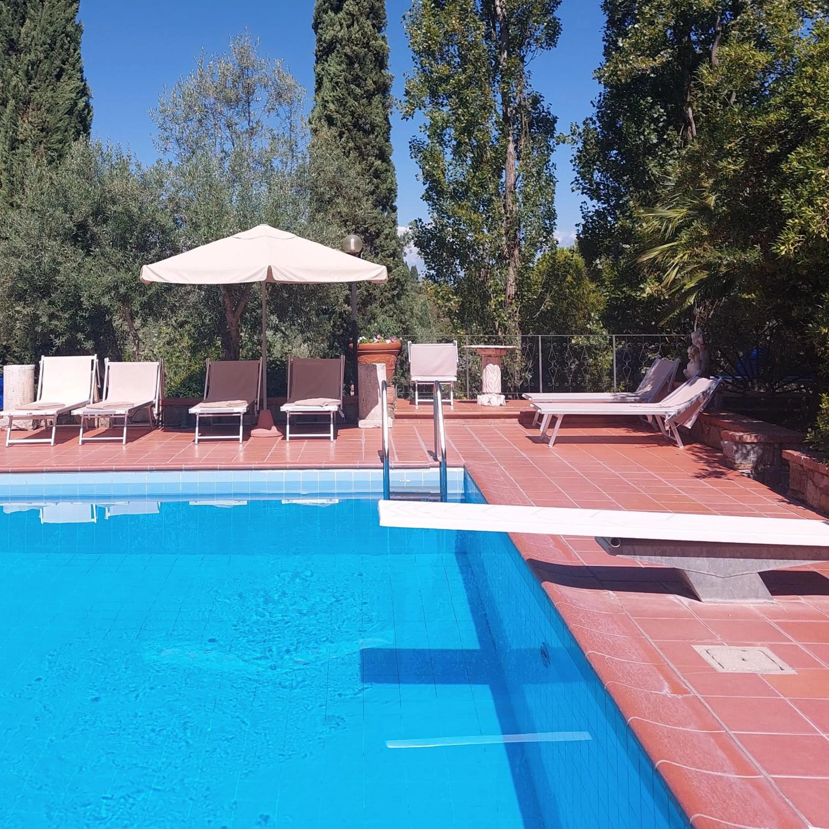 Pool view in Fattoria Il Milione Agriturismo