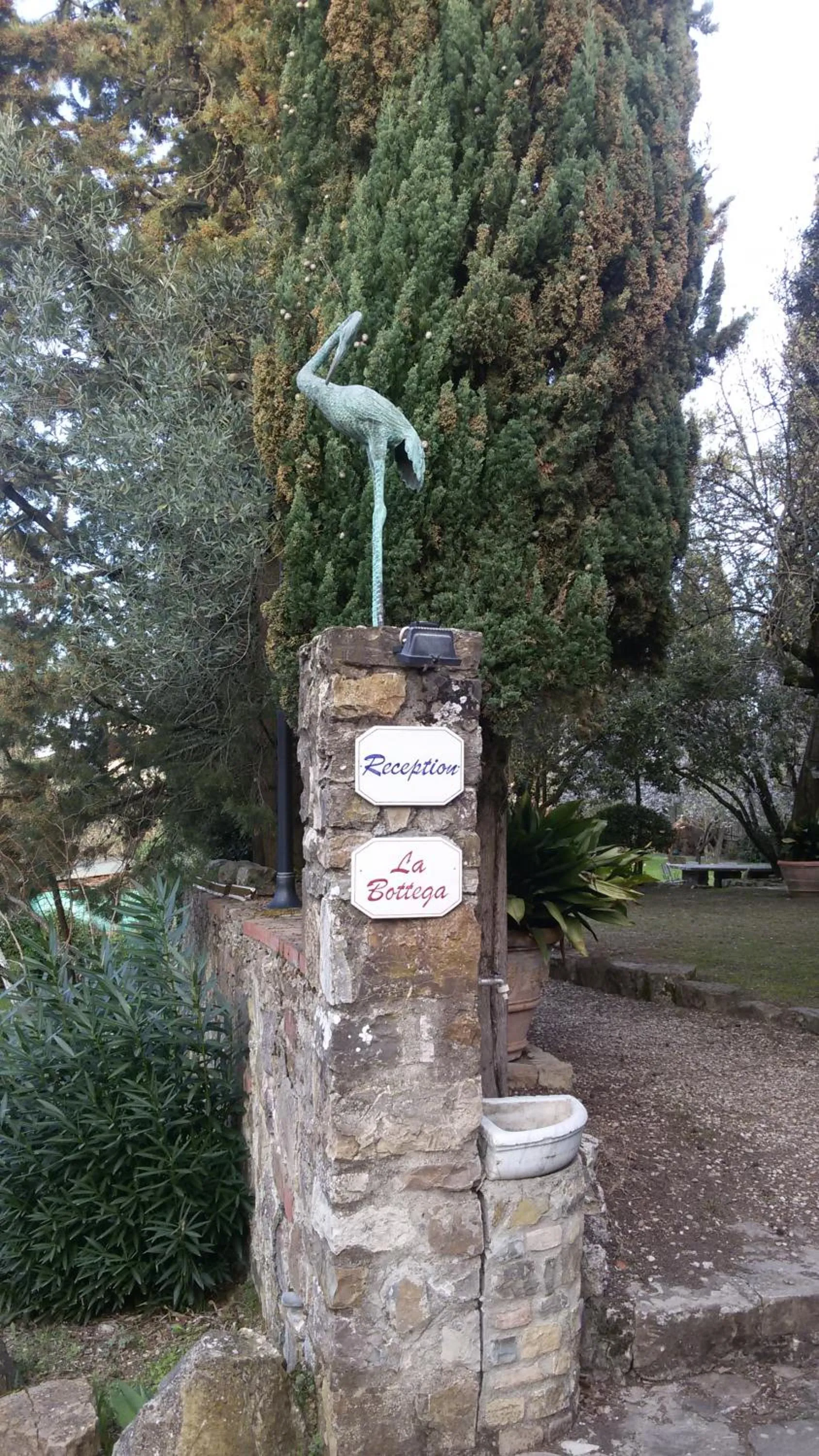 Decorative detail in Fattoria Il Milione Agriturismo