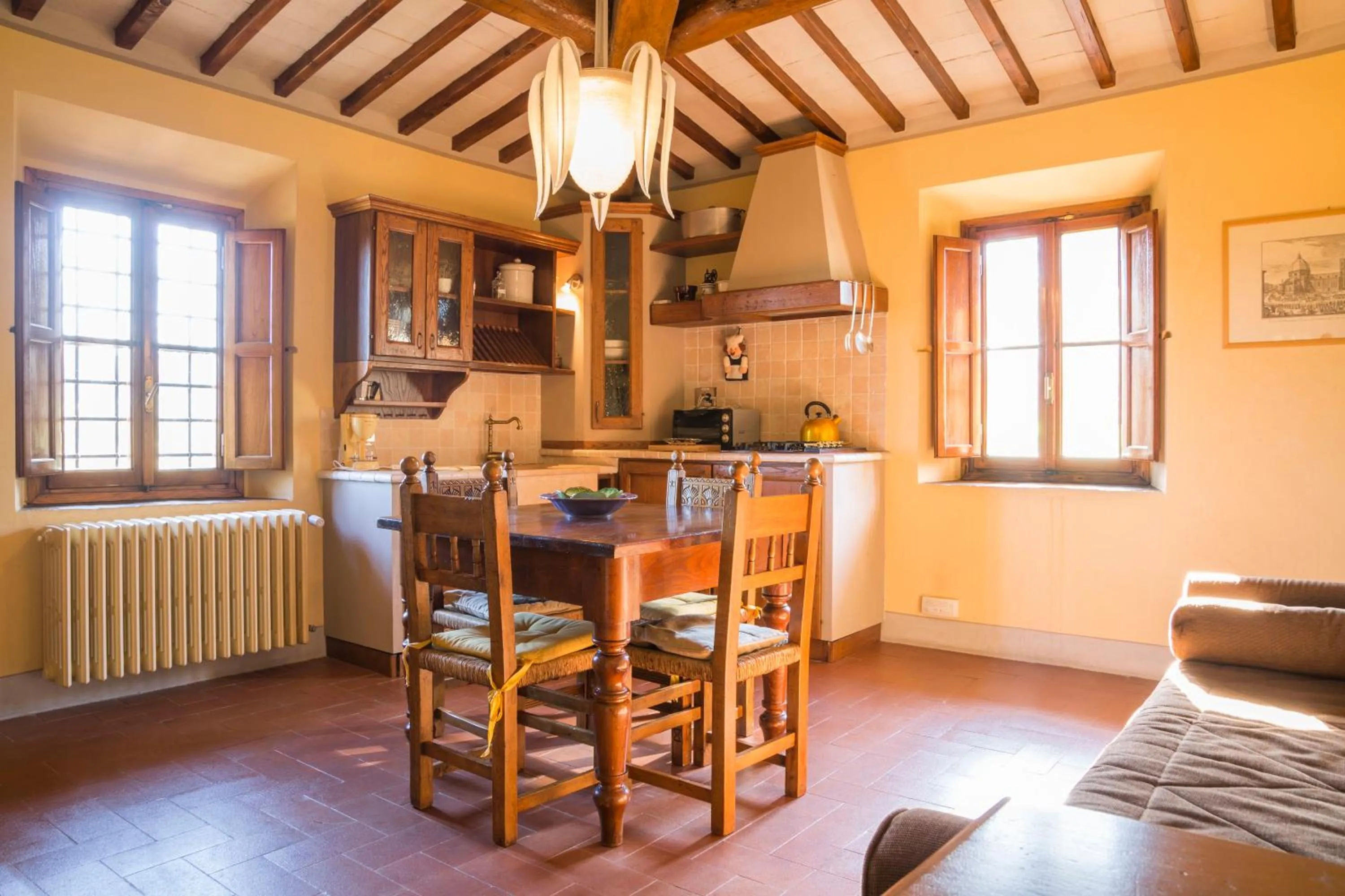 Kitchen or kitchenette in Fattoria Il Milione Agriturismo