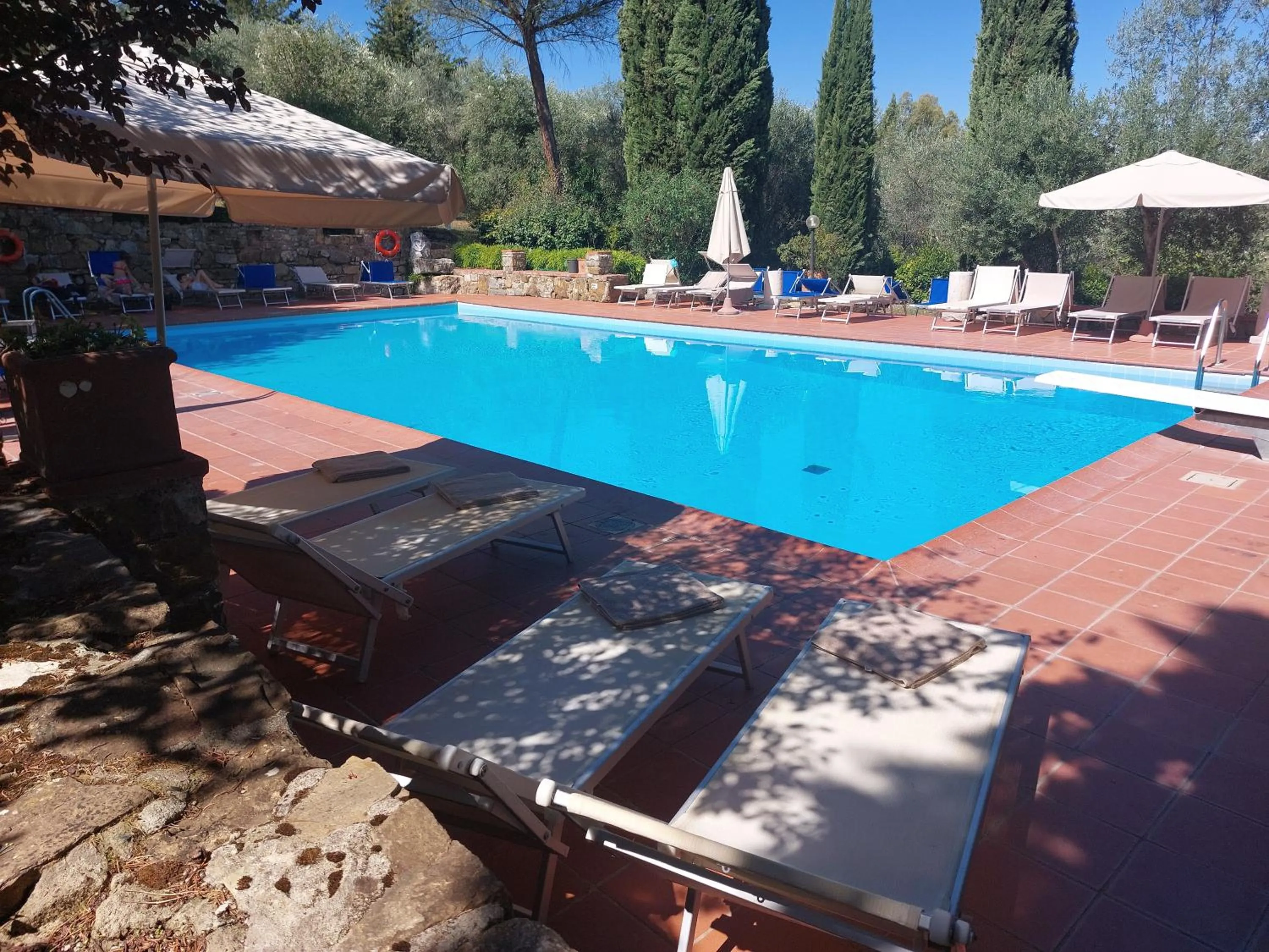 Pool view in Fattoria Il Milione Agriturismo