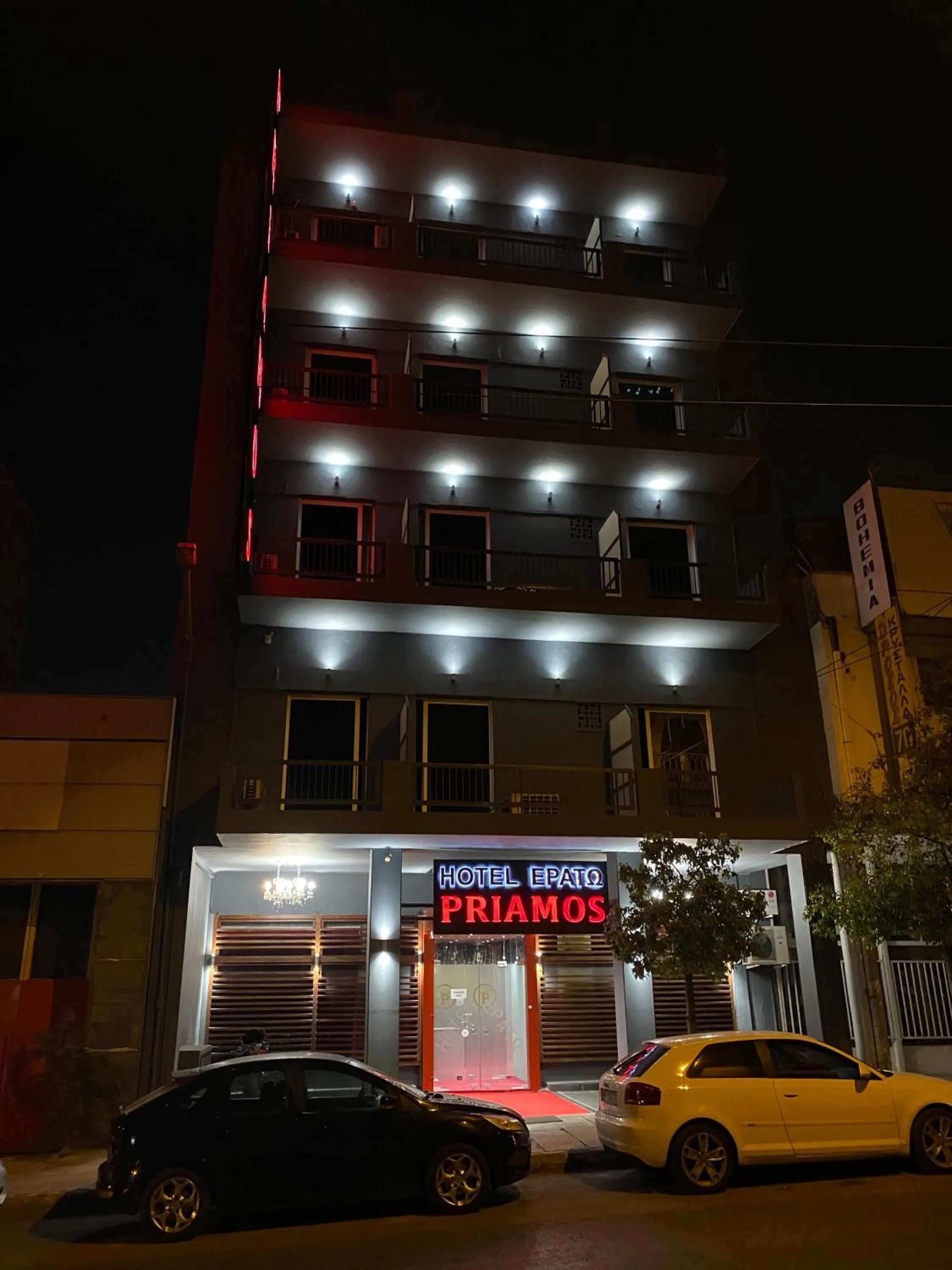 Property building in Priamos Hotel Erato