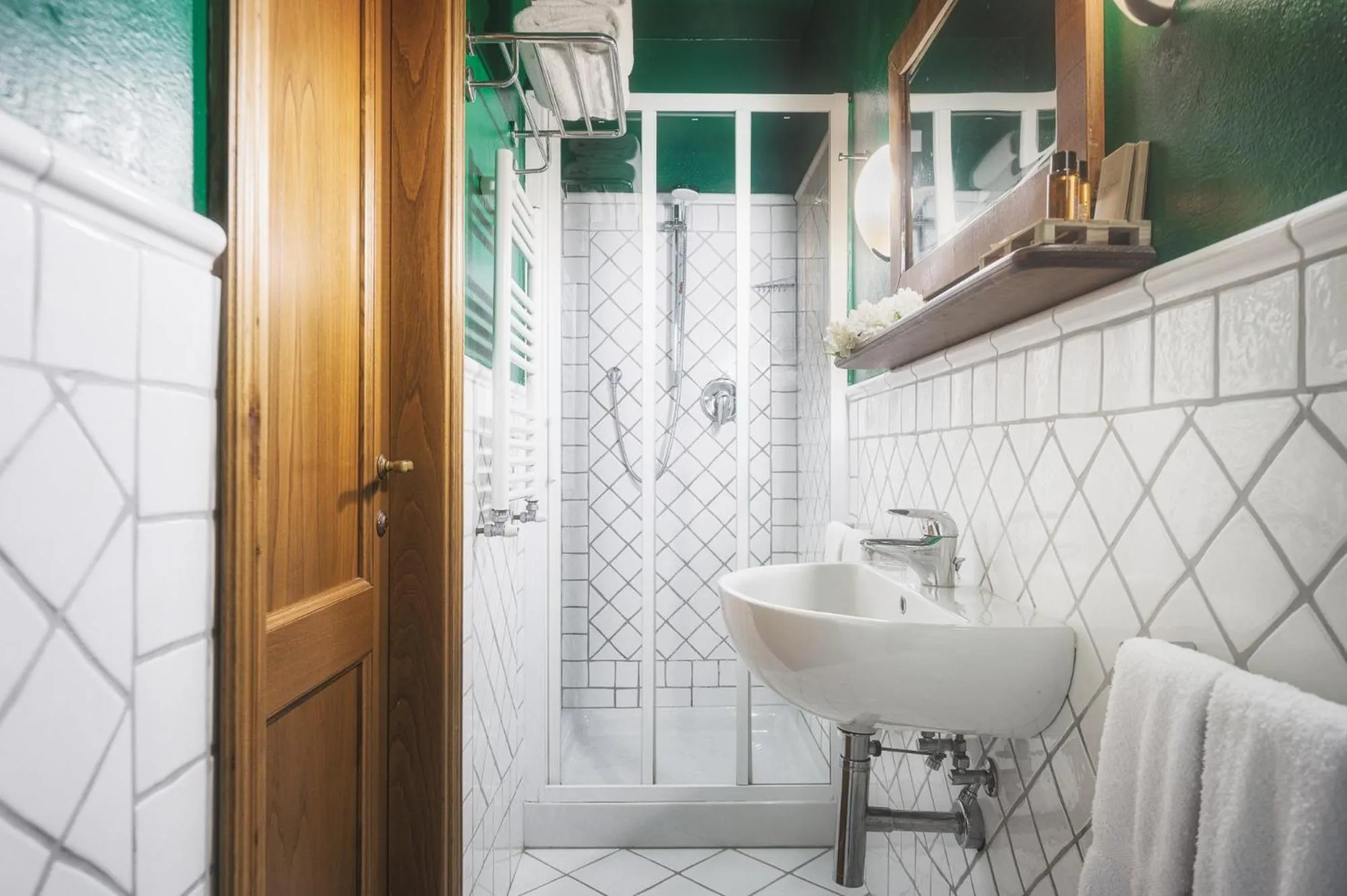 Bathroom in Relais Poggio Borgoni