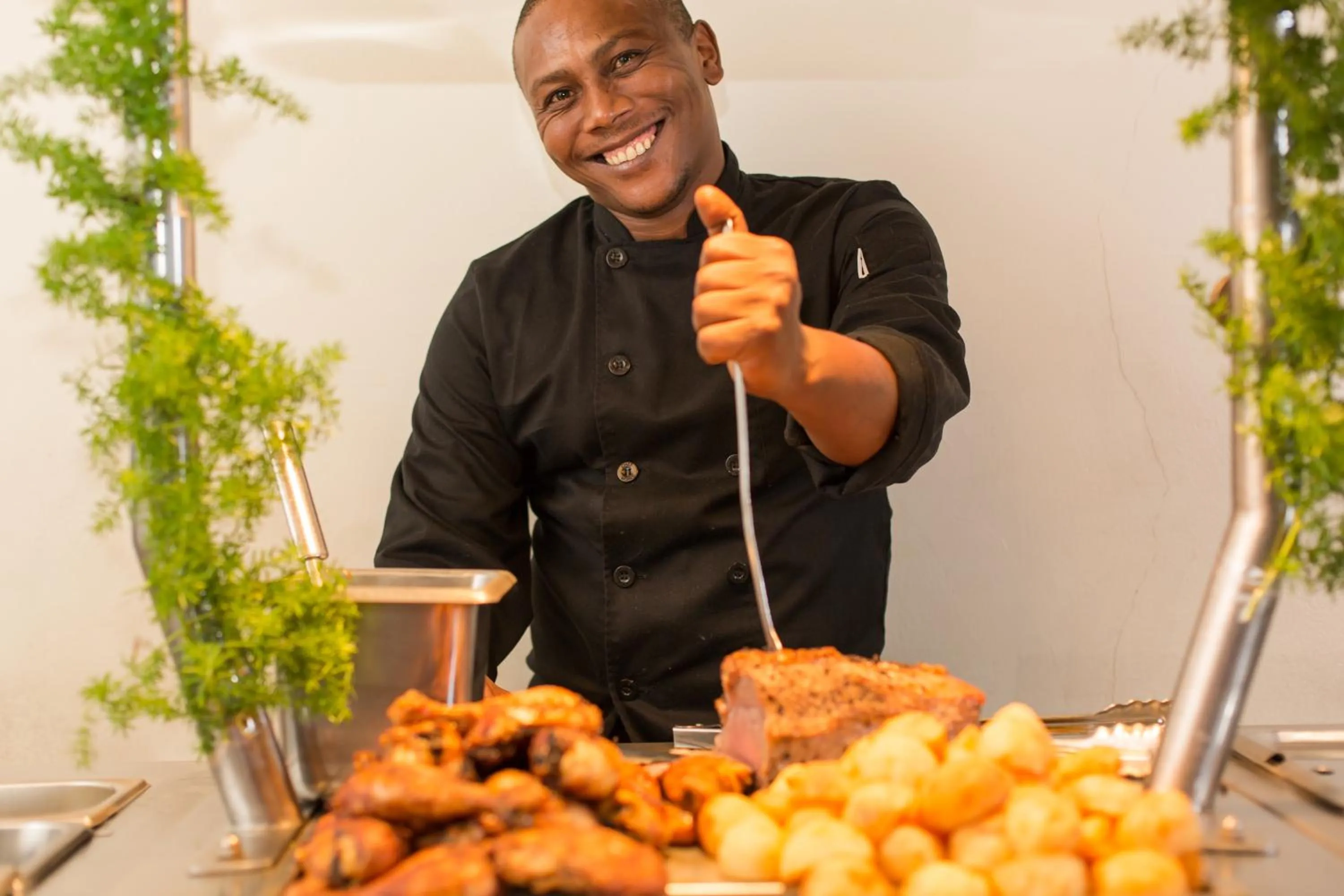 Restaurant/places to eat in Malagas Hotel