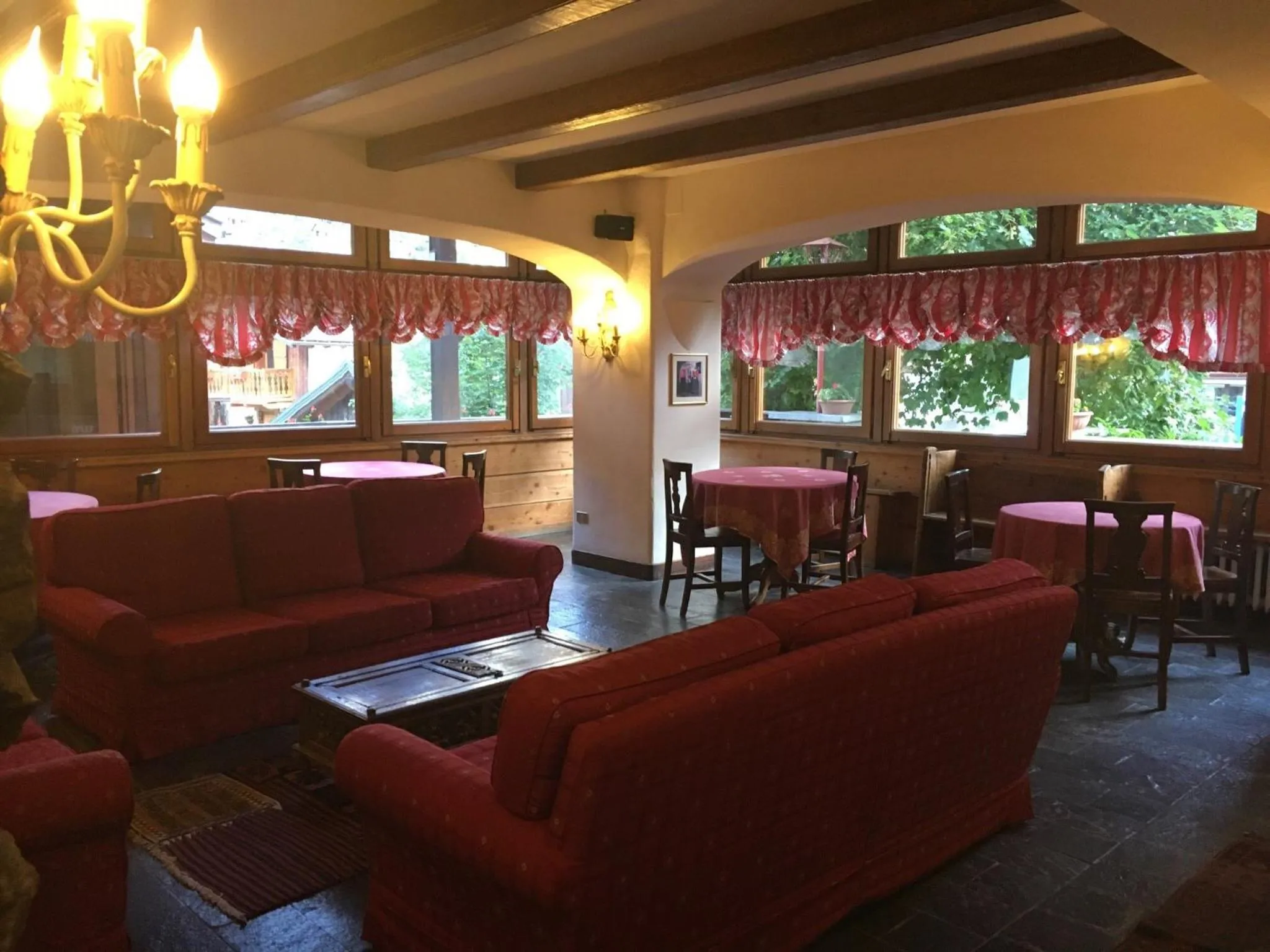 Living room in Hotel Cristallo