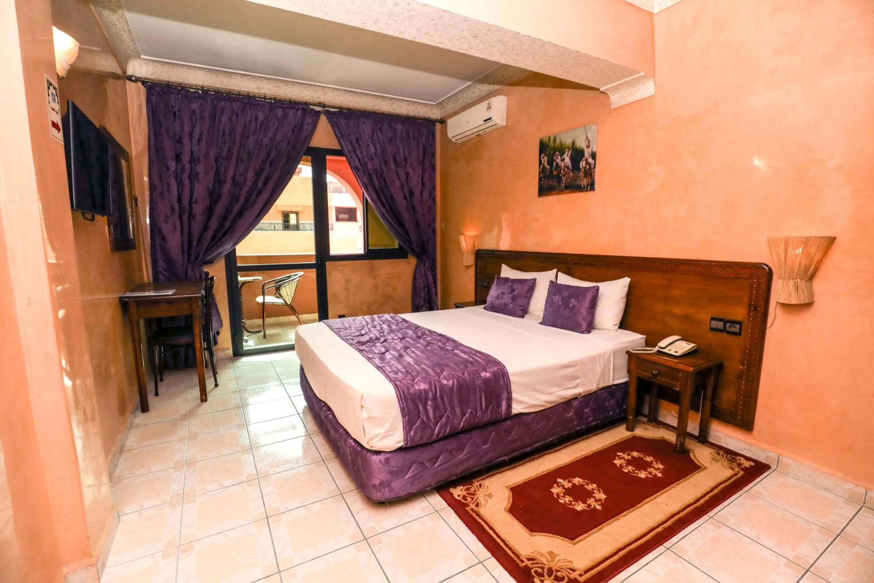 Bed in Hotel Majorelle