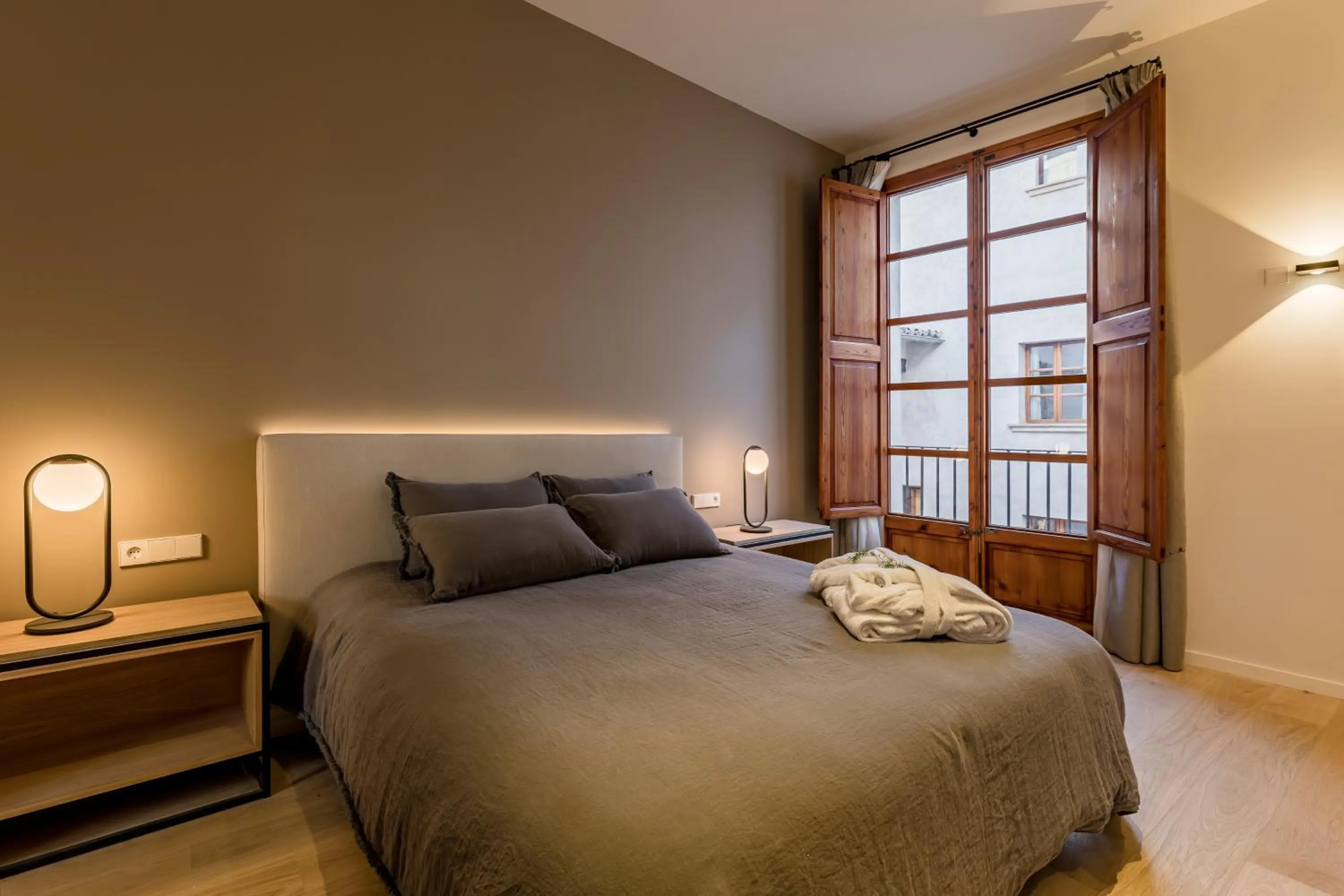 Bedroom, Bed in Hotel Can Cirera