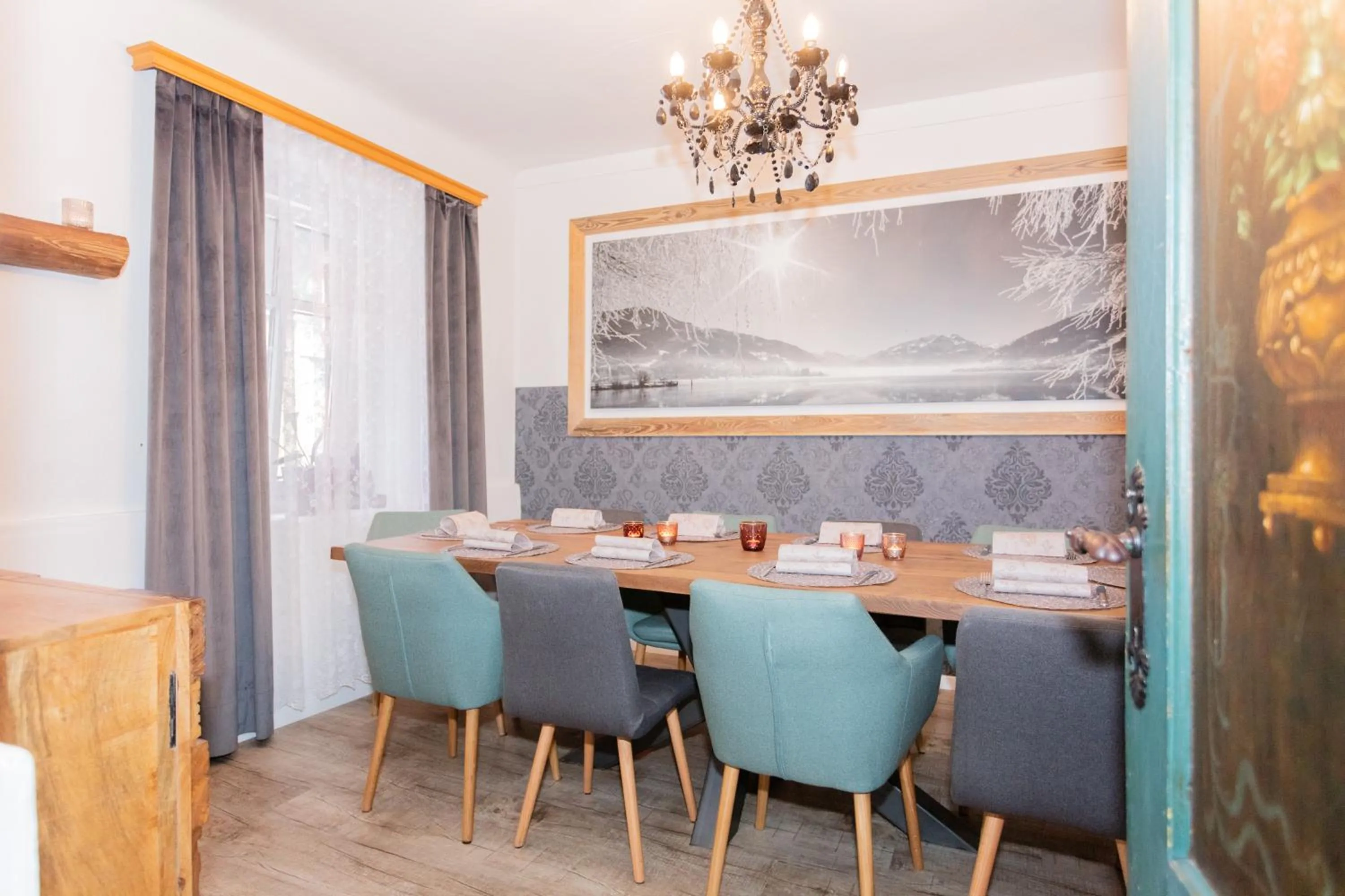 Dining area in Schmittental Pension Self-Check-In