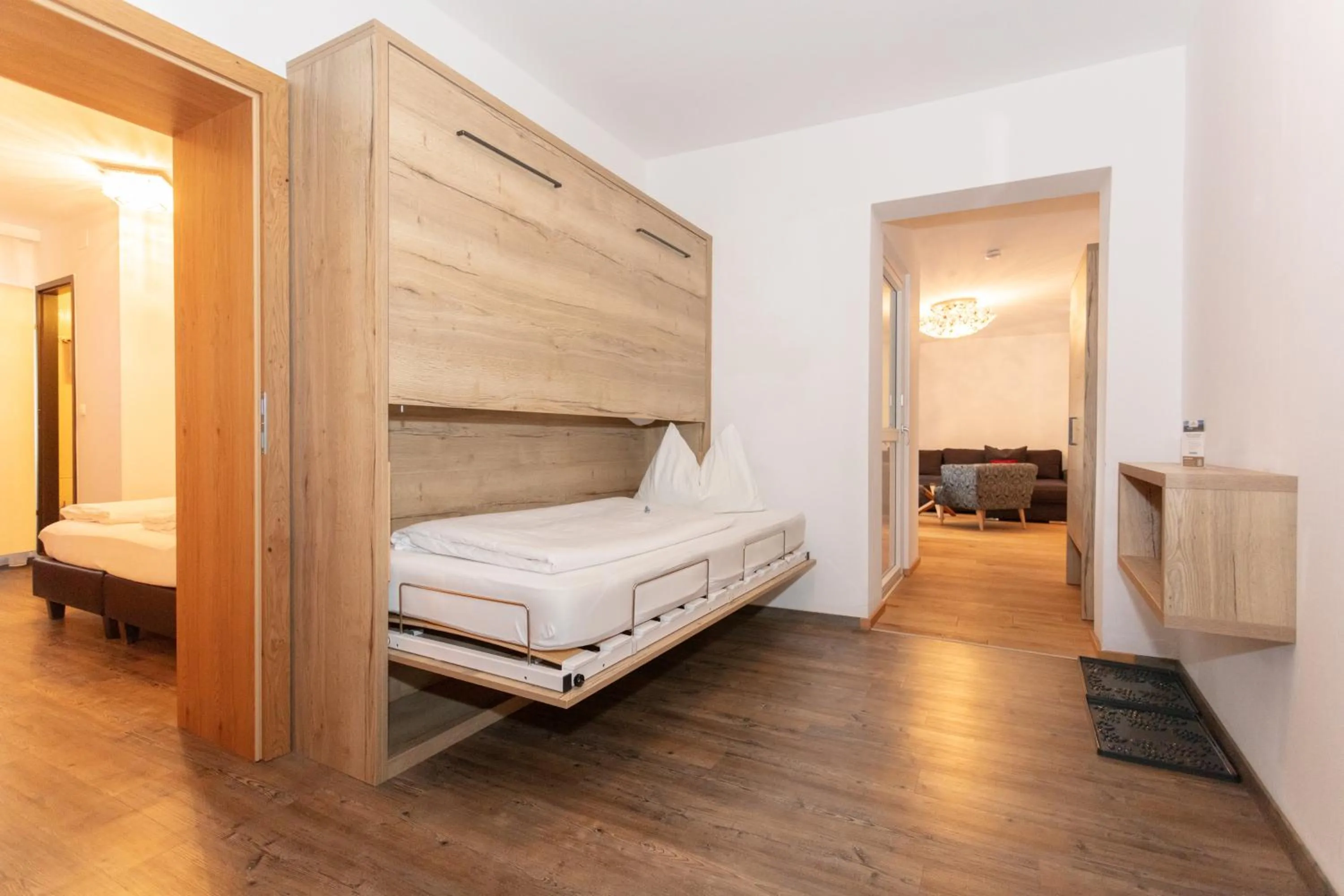 Bed in Schmittental Pension Self-Check-In