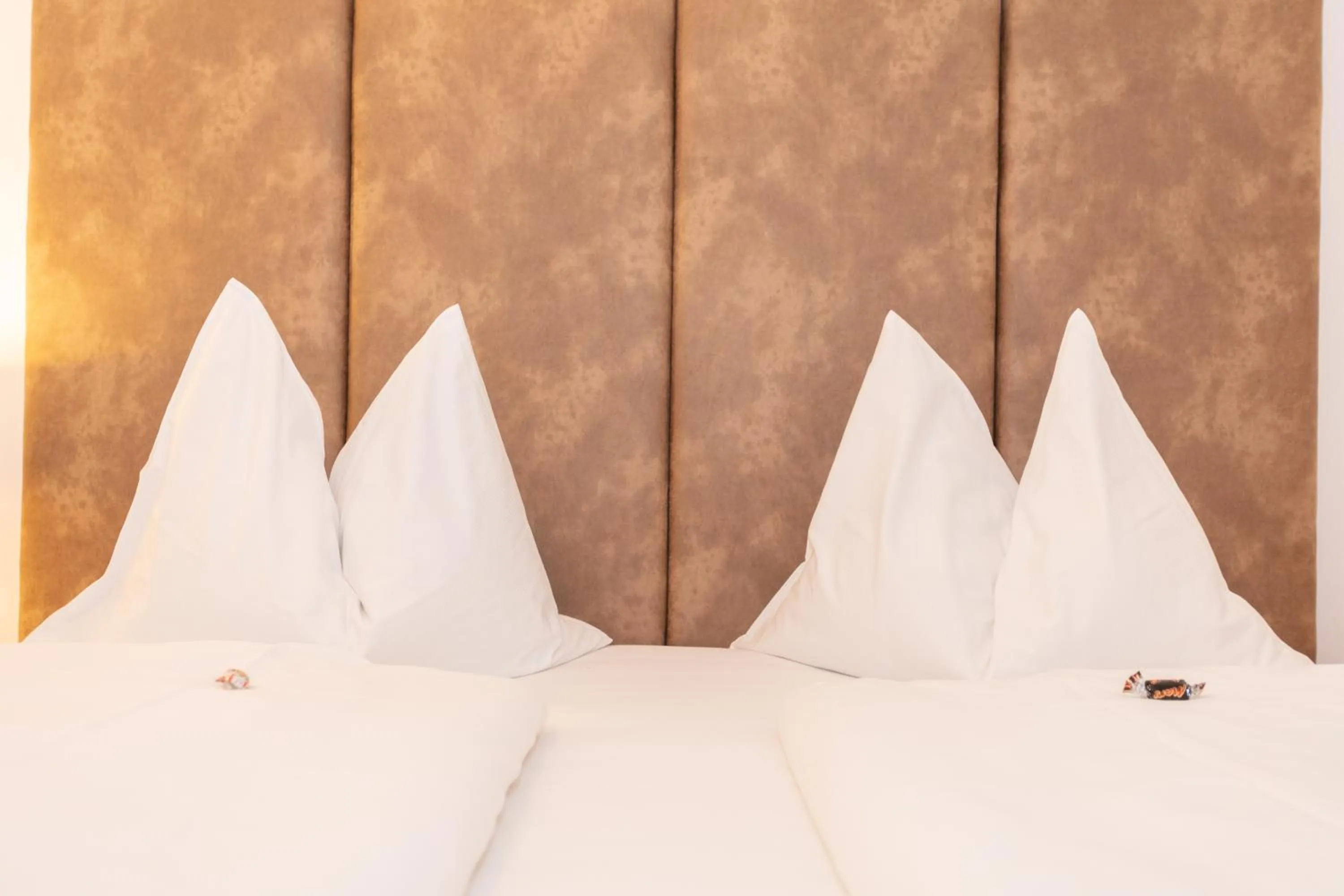 Bed in Schmittental Pension Self-Check-In