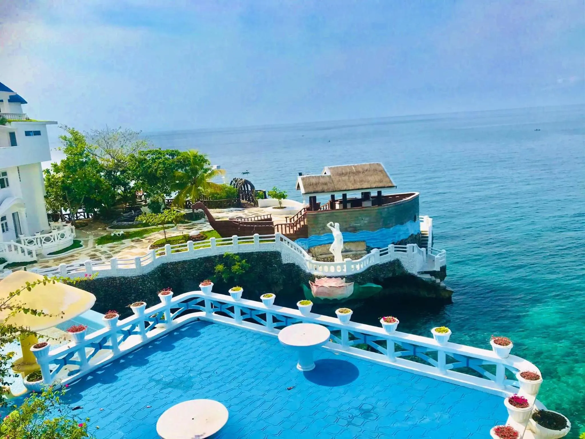 Bird's eye view in Azure Camotes Resort Hotel