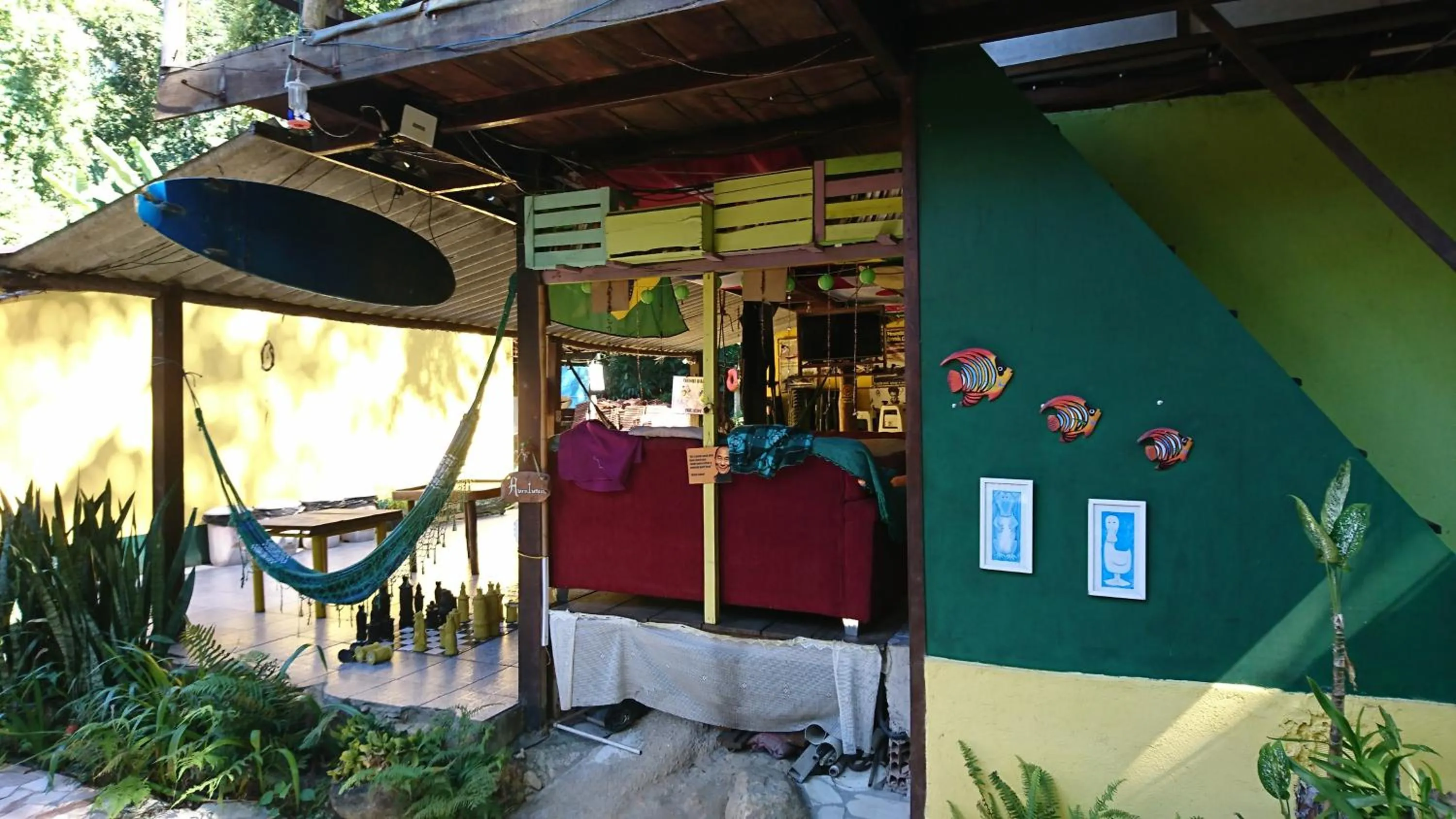 Garden in Bela Casa Quartos e Hostel Ilha Grande