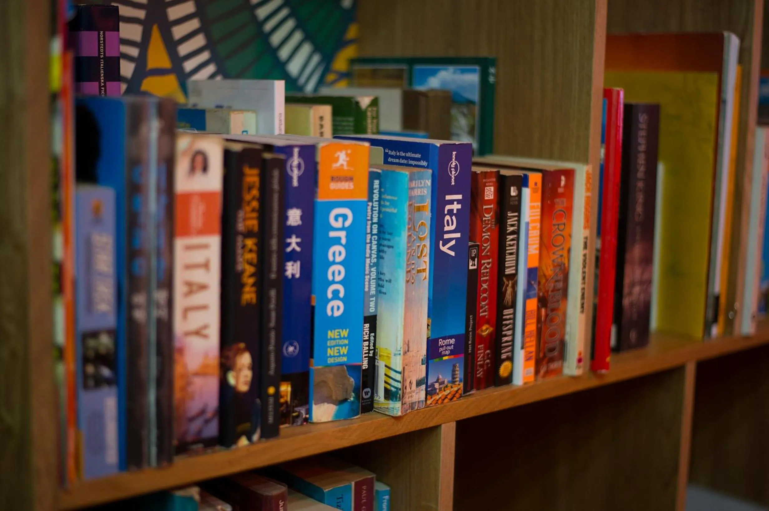 Library in Hostel of the Sun