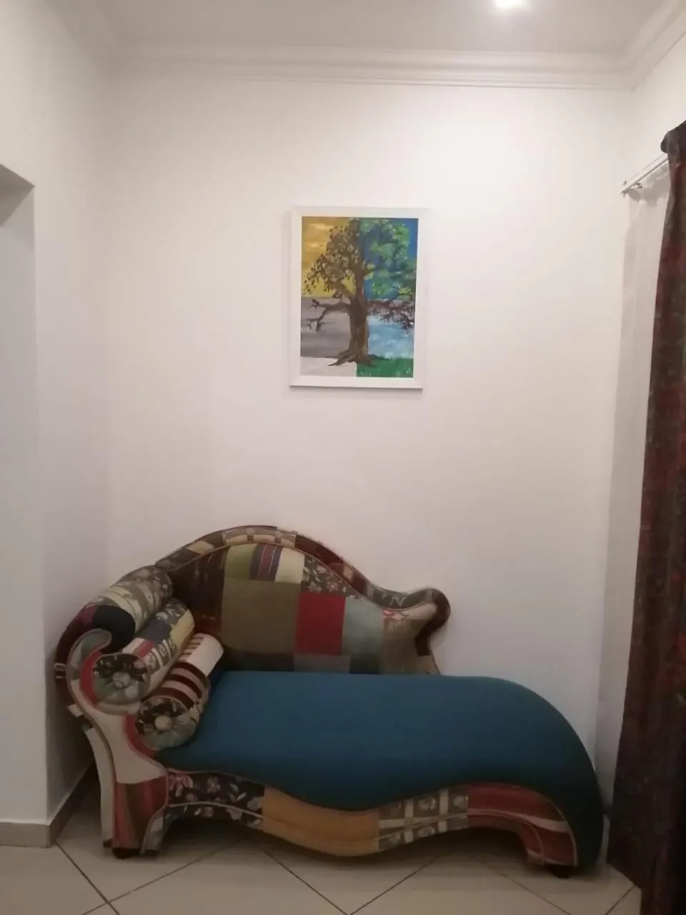 Seating area in Palm View Guest House