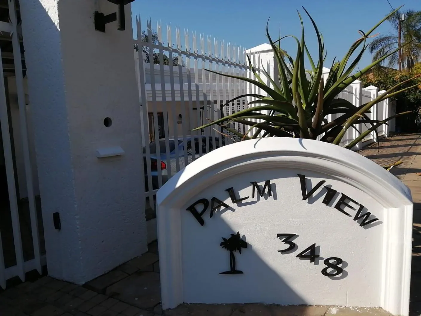 Property building in Palm View Guest House