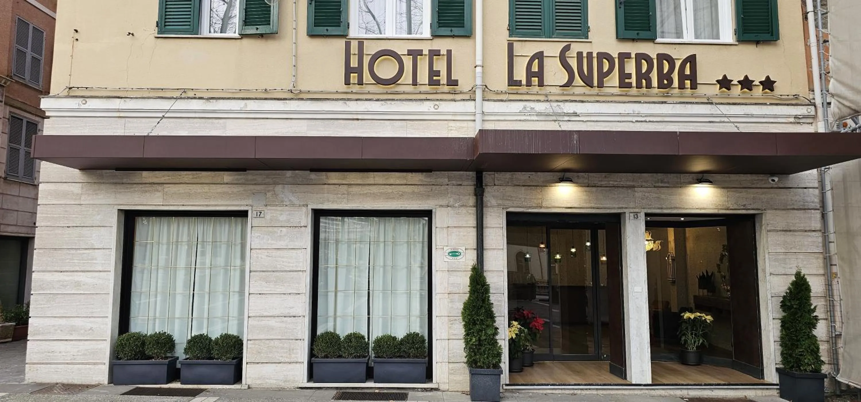 Property building in Hotel La Superba