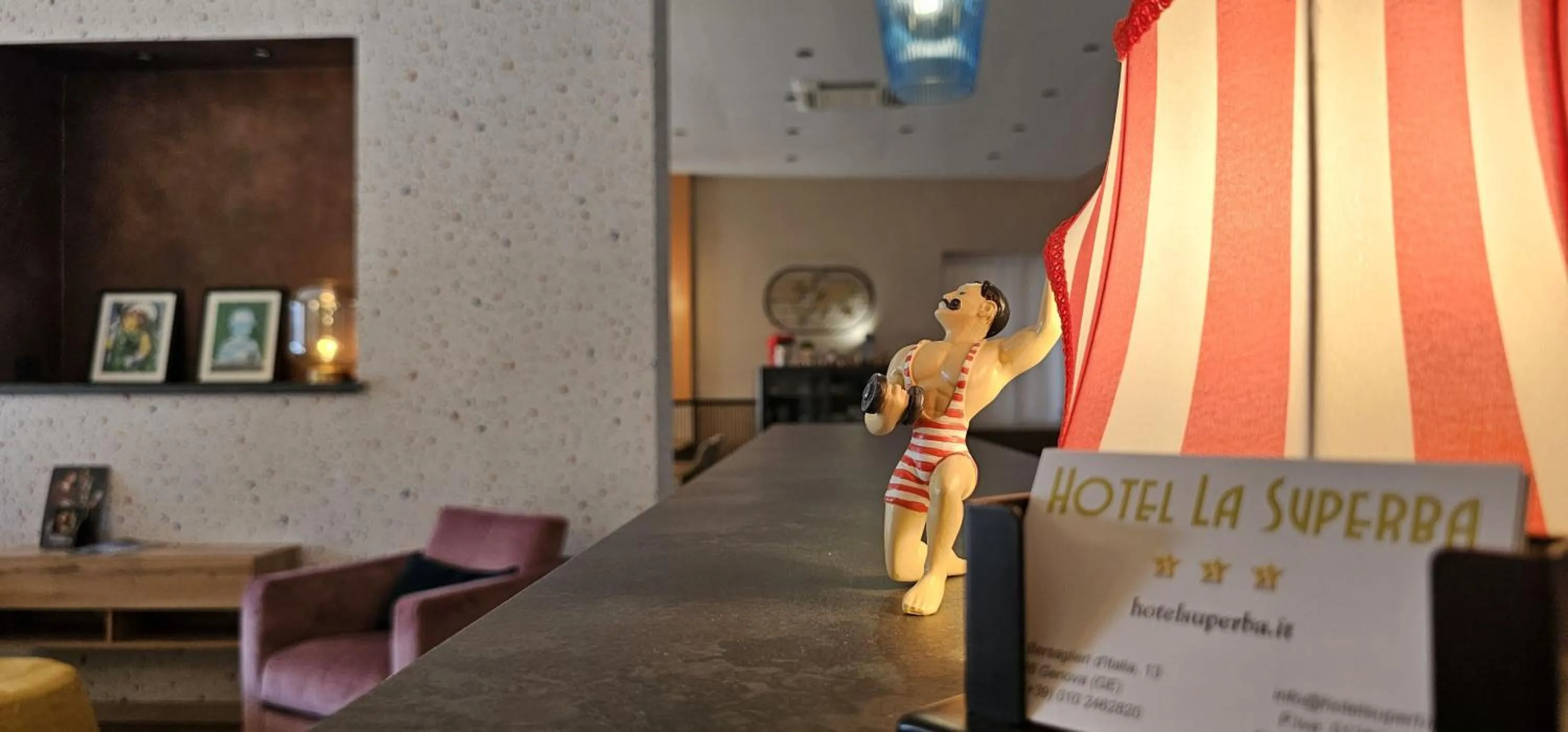 hair dresser in Hotel La Superba