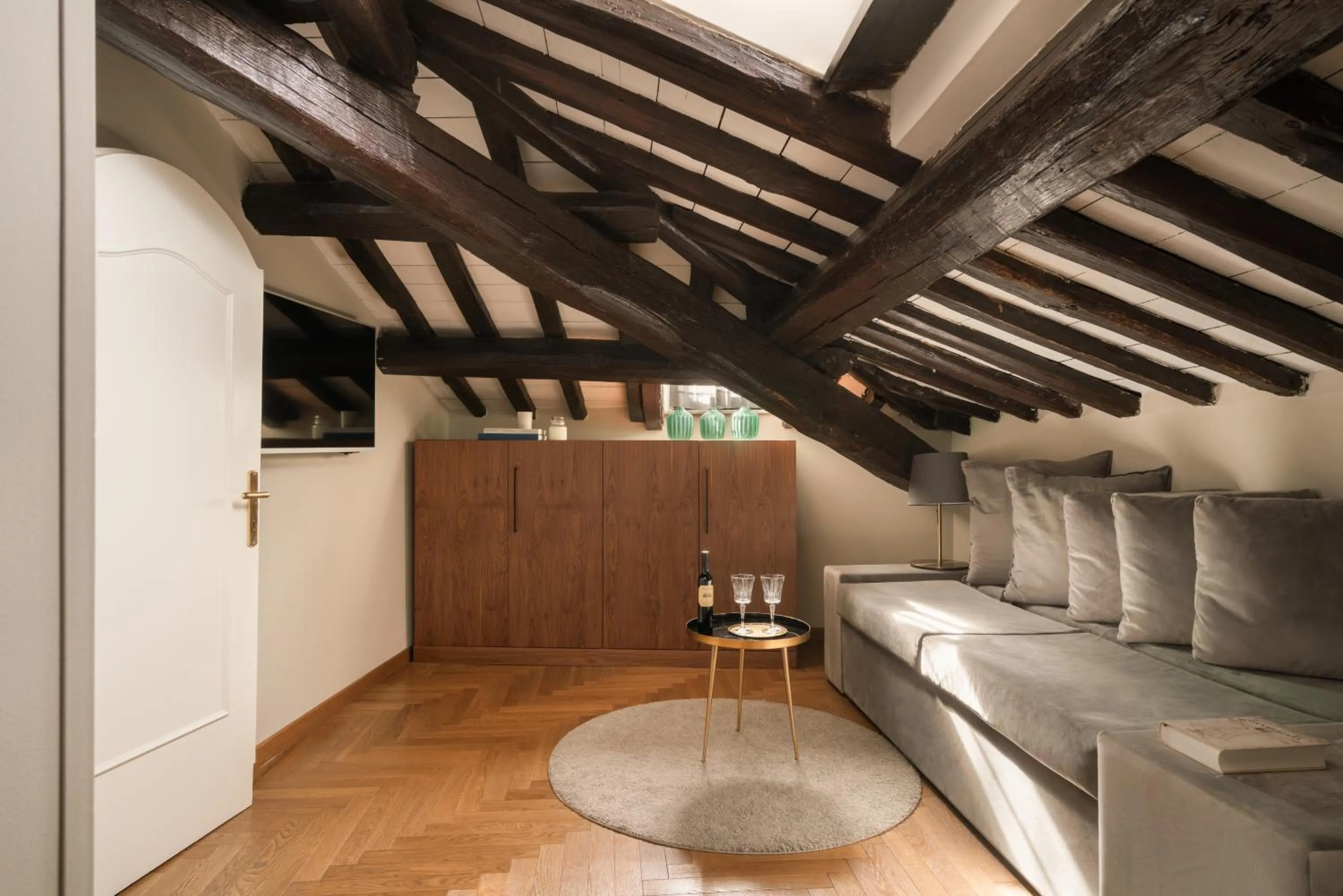 Living room in Antico Albergo del Sole al Pantheon