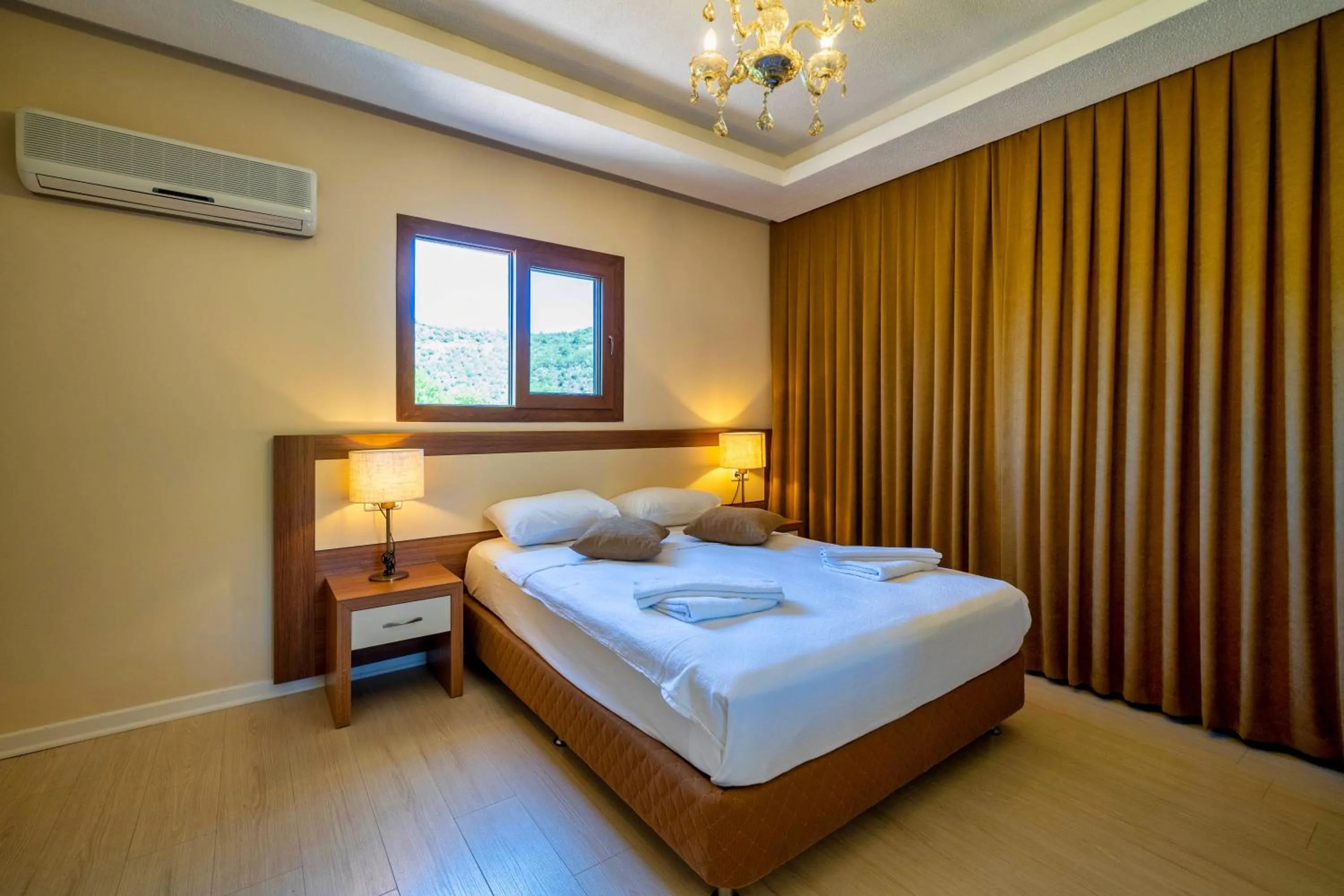 Bed in Lemon Villa Fethiye very special location and stylish design