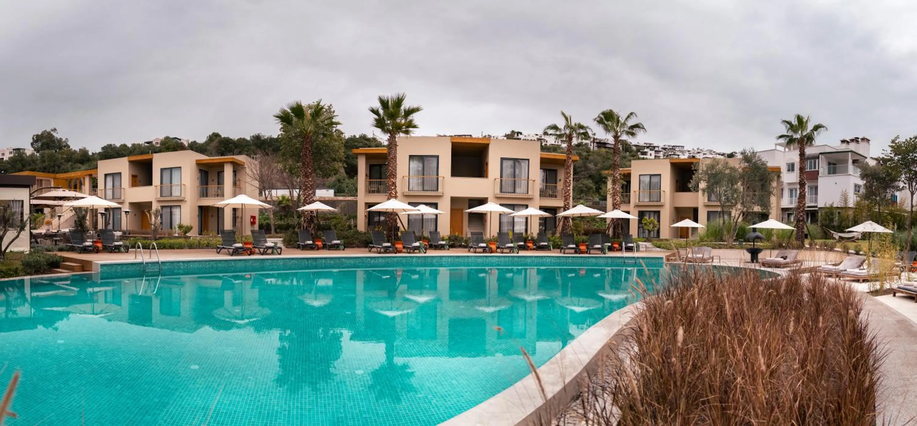 Pool view in Renovu Apart Bodrum