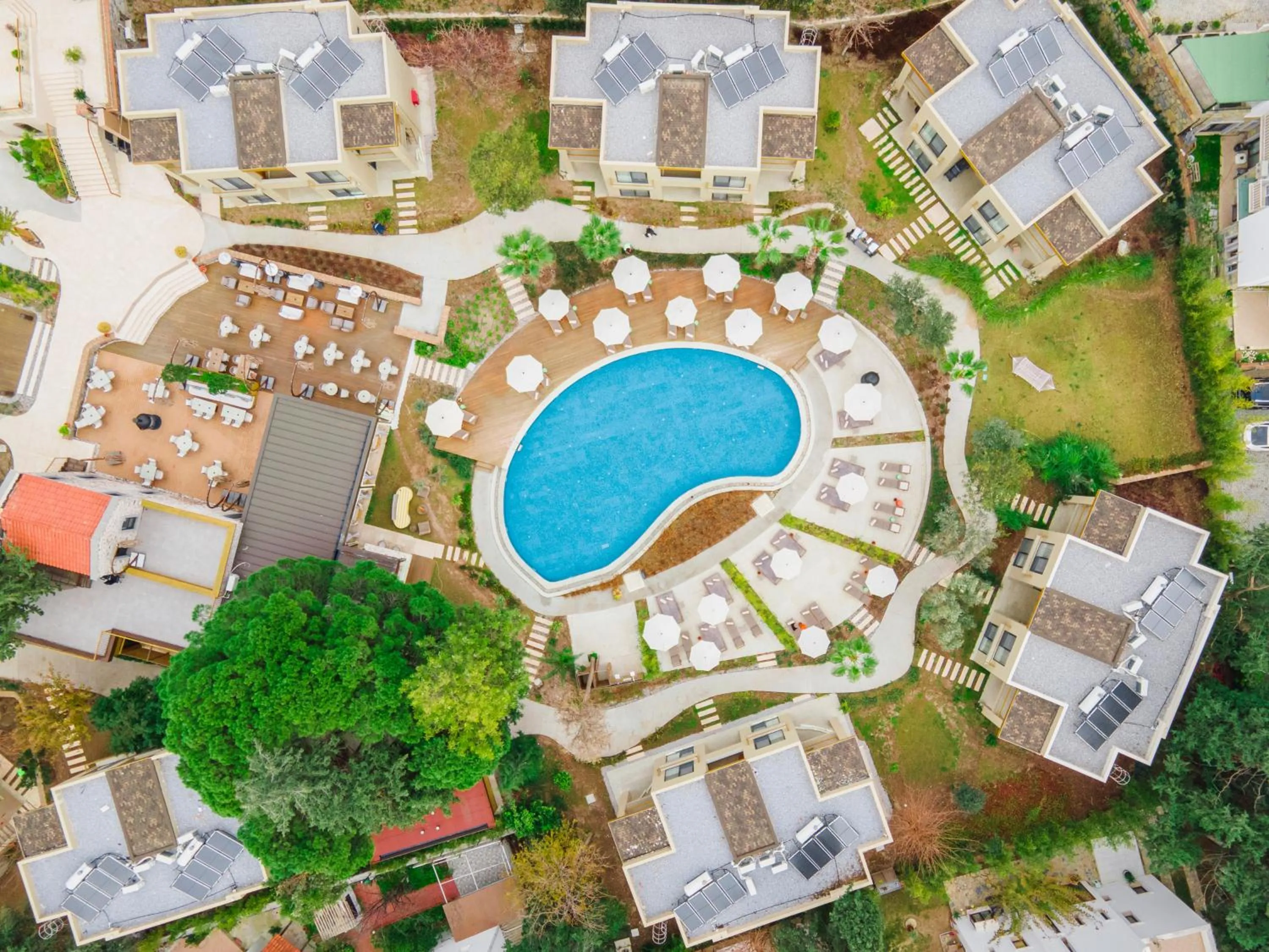 Bird's eye view in Renovu Apart Bodrum